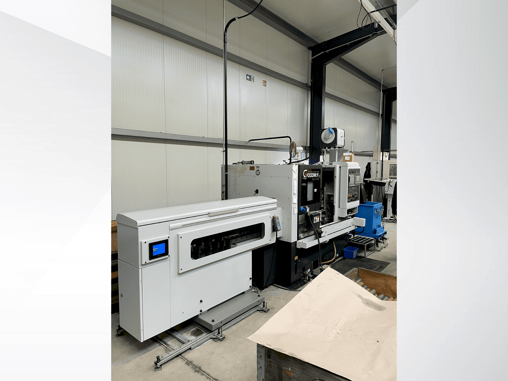 Makine Goodway GLS-150 - Önden görünüm