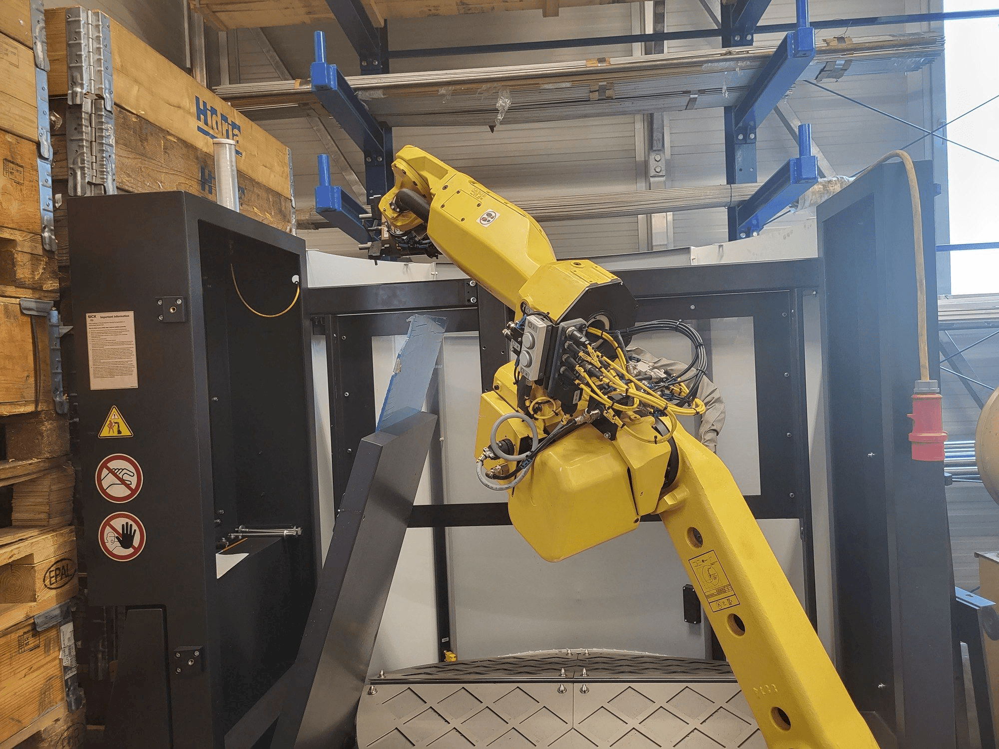 Makine HALTER Load Assistant U-20 - Önden görünüm