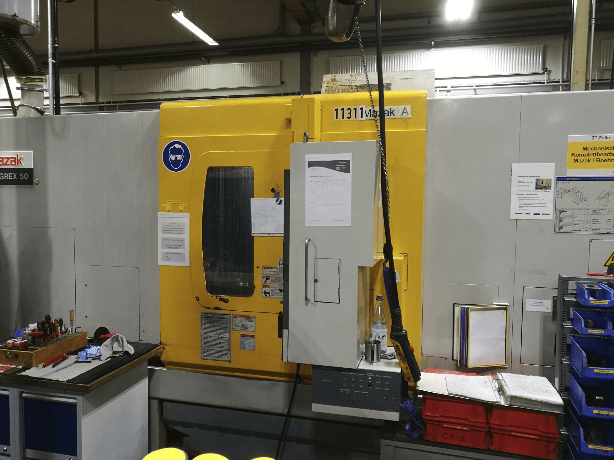 Makine Mazak - Önden görünüm INTEGREX 50 Y
