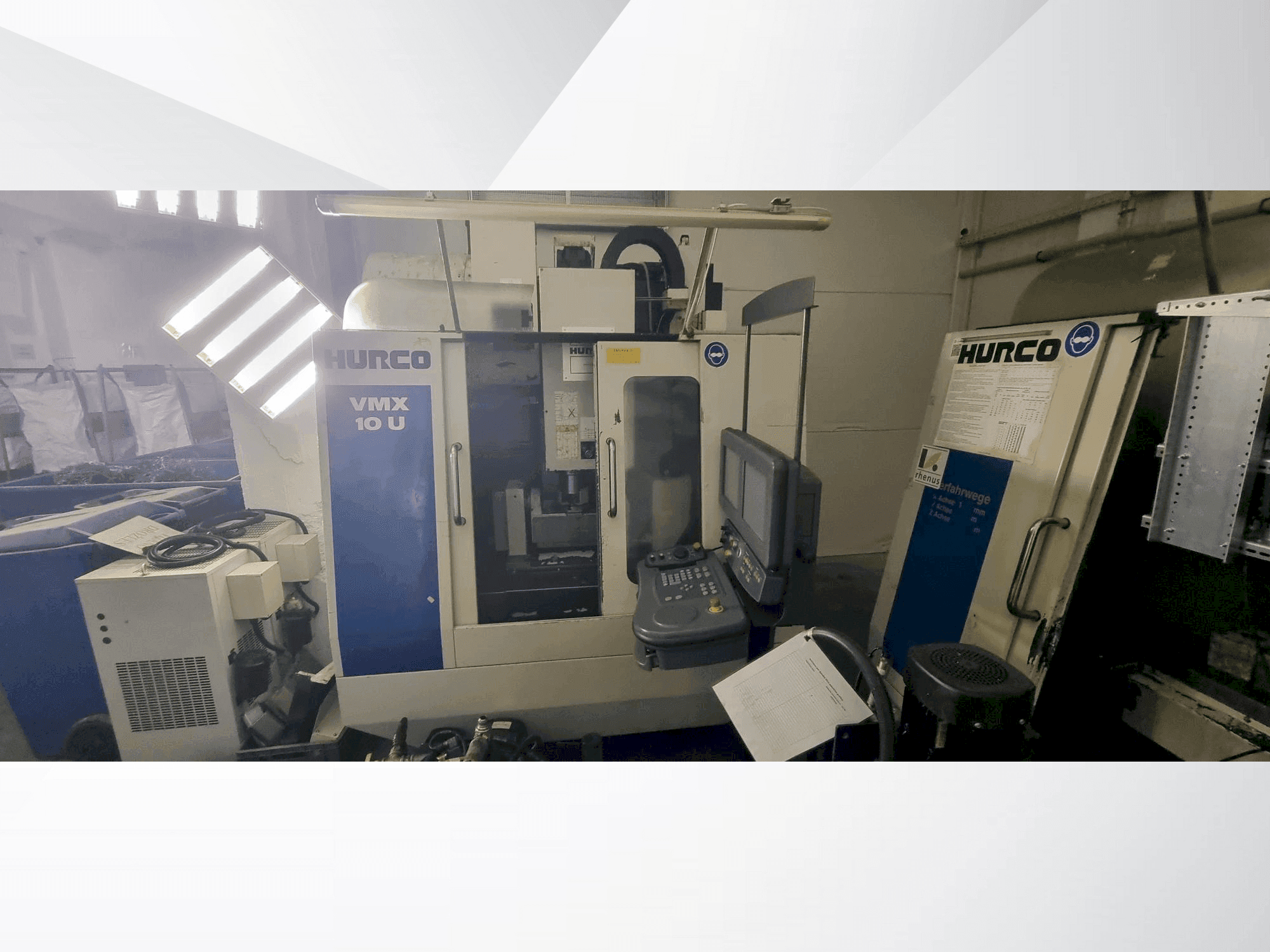 Makine Hurco VMX 10U - Önden görünüm