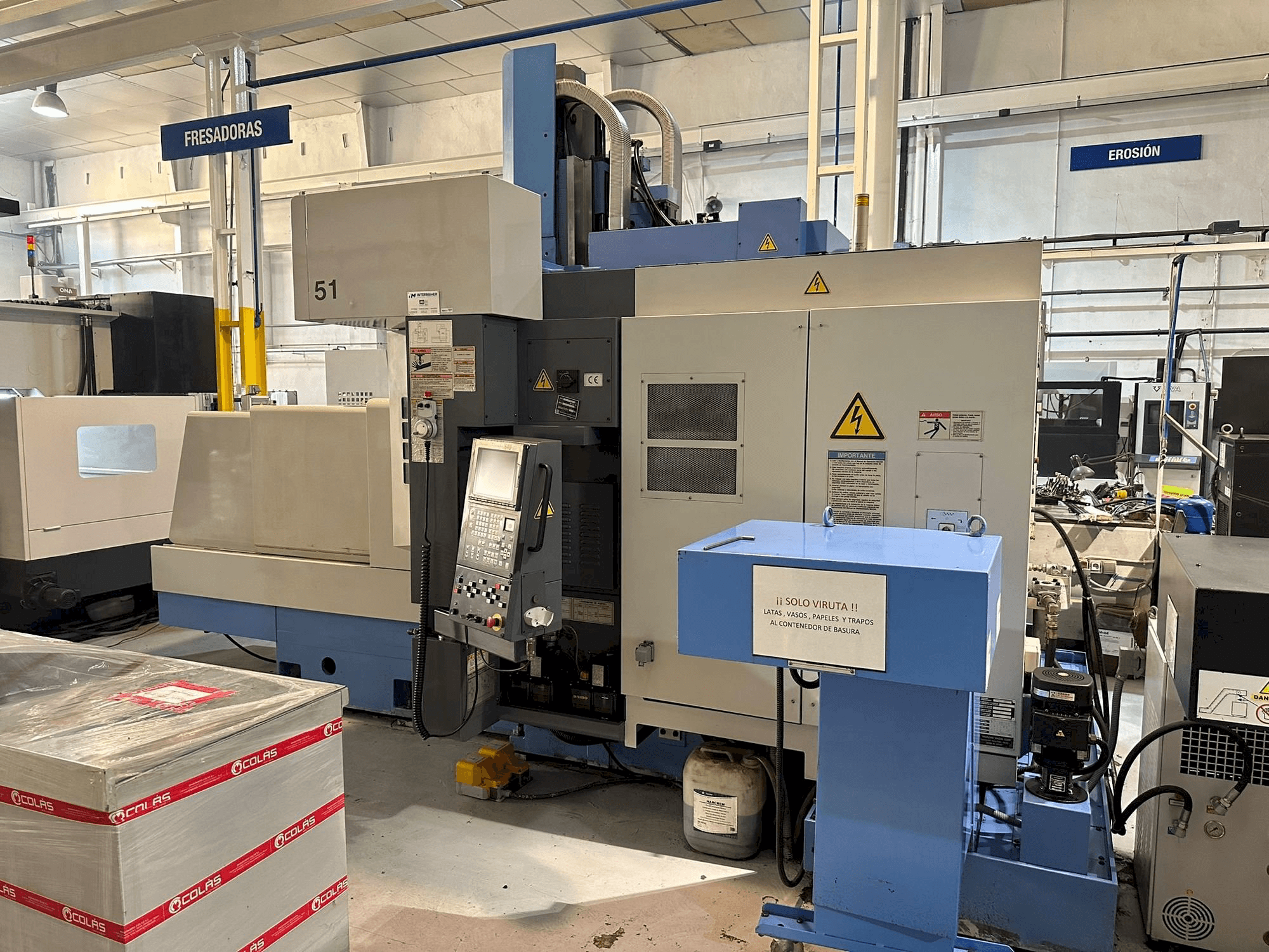 Makine Mazak FJV-35/60 - Önden görünüm