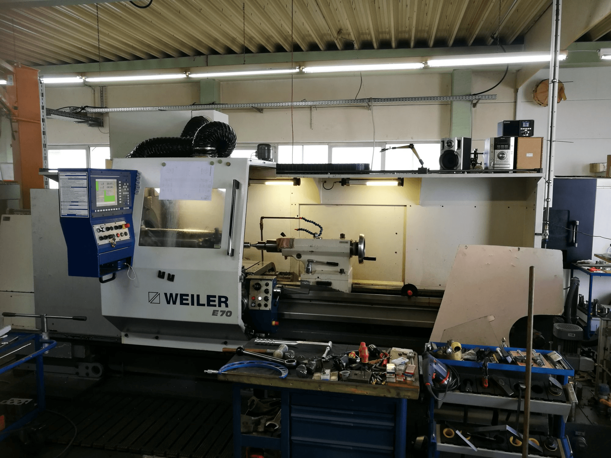 Makine Weiler - Önden görünüm E70/3000