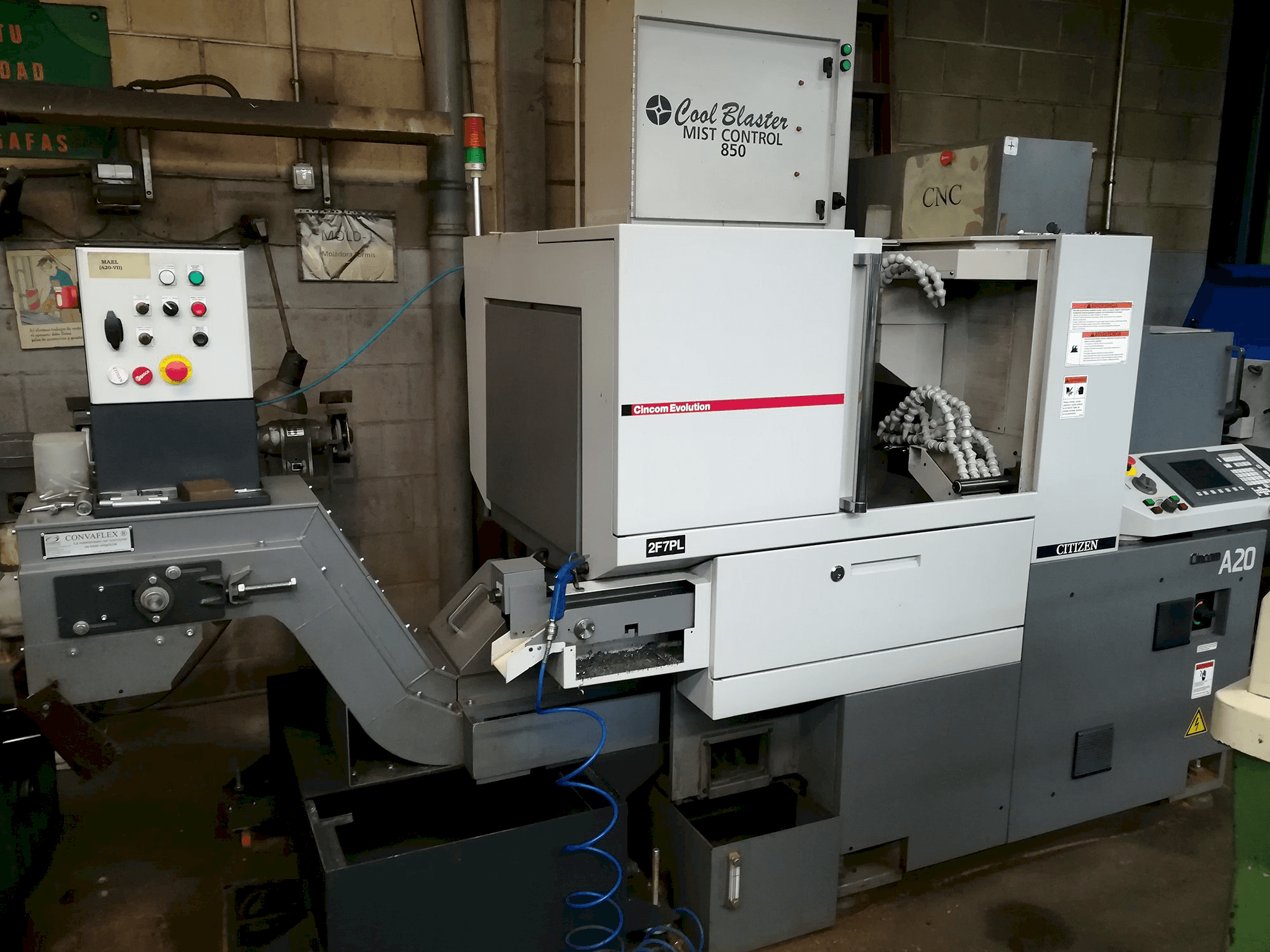 Makine CITIZEN - Önden görünüm Cincom A20