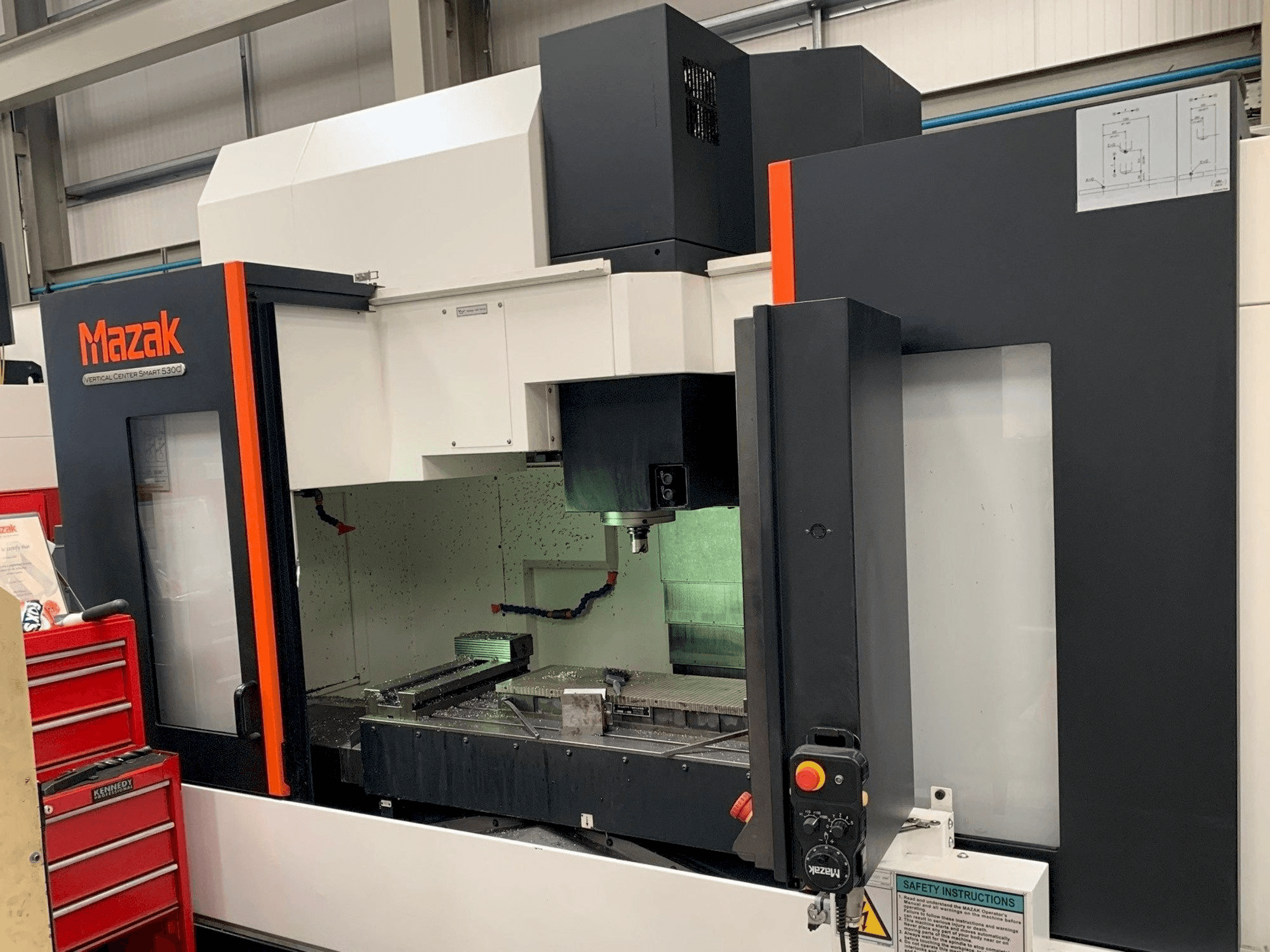 Makine Mazak Smart 530C - Önden görünüm