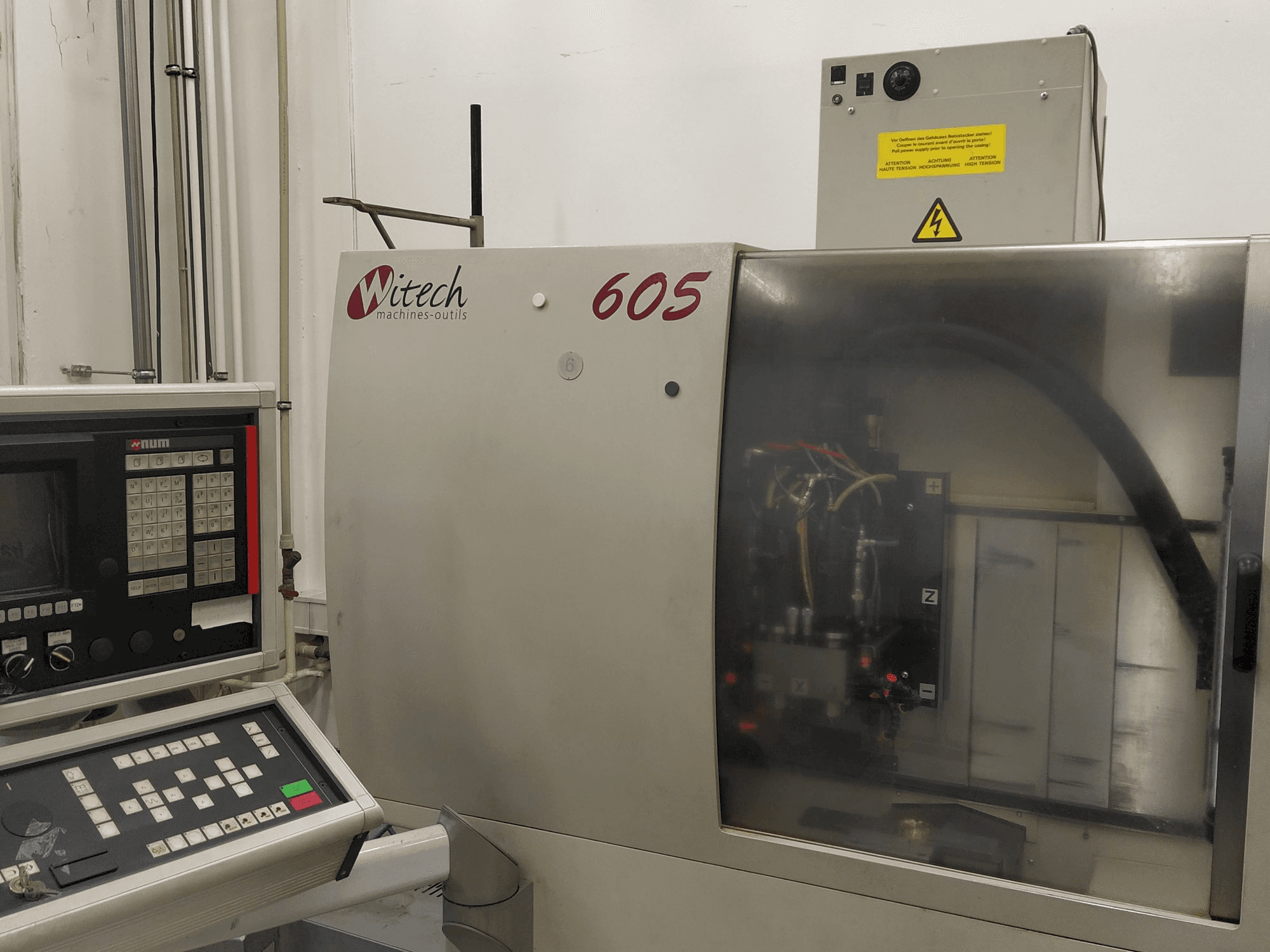 Makine Witech 605 - Önden görünüm