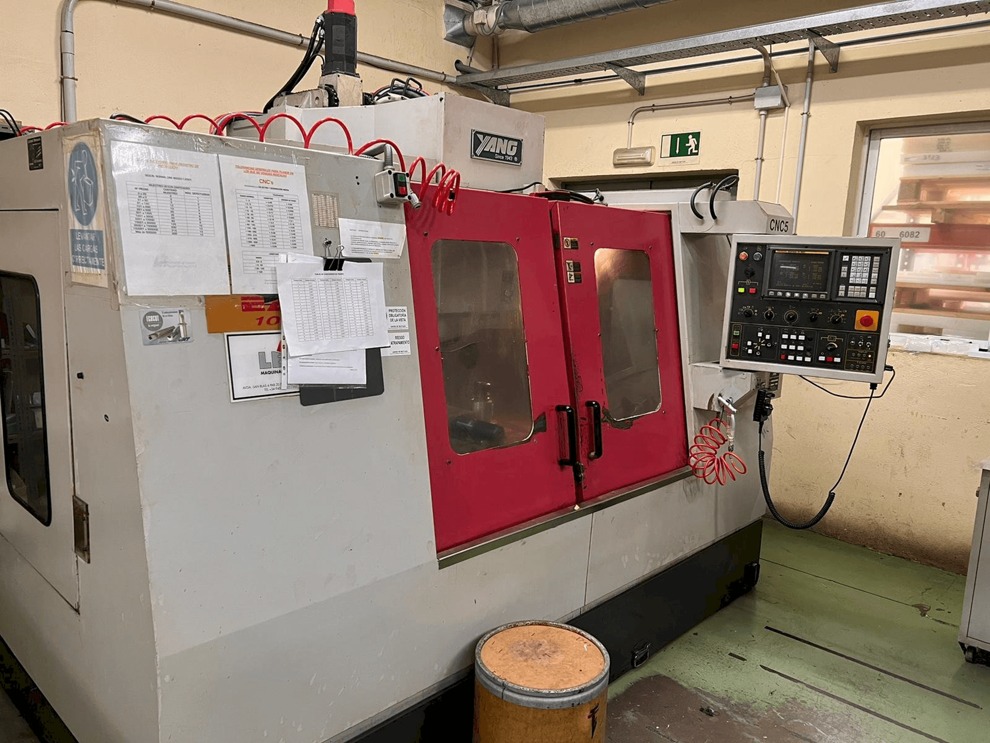 Makine Yang SMV -1000 - Önden görünüm