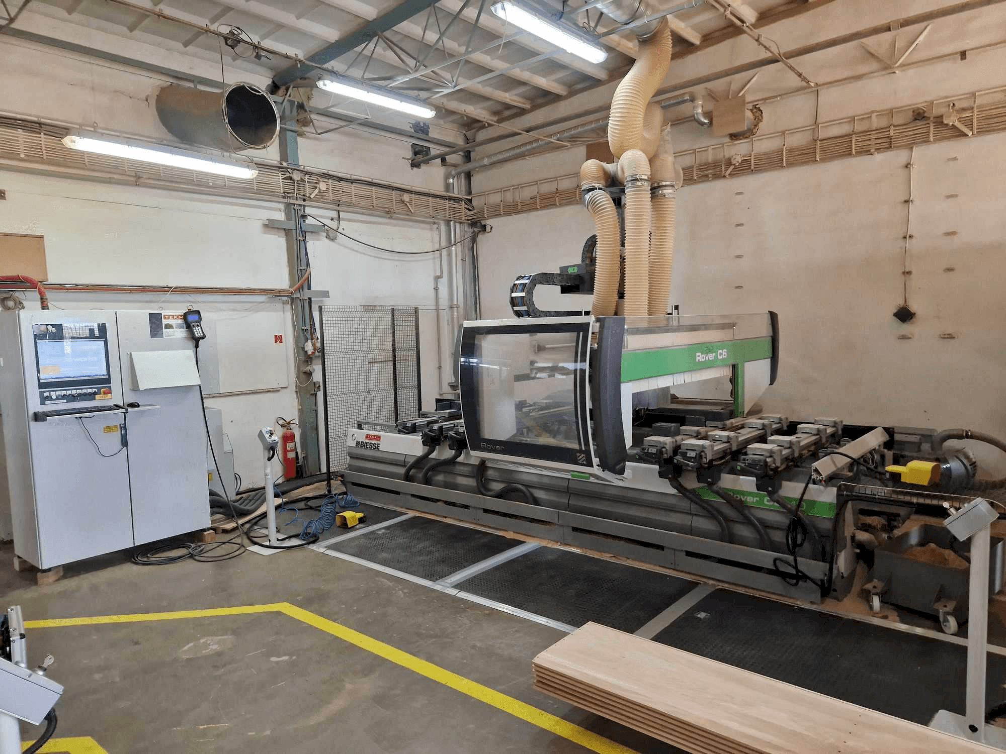 Makine BIESSE ROVER C6.40 - Önden görünüm