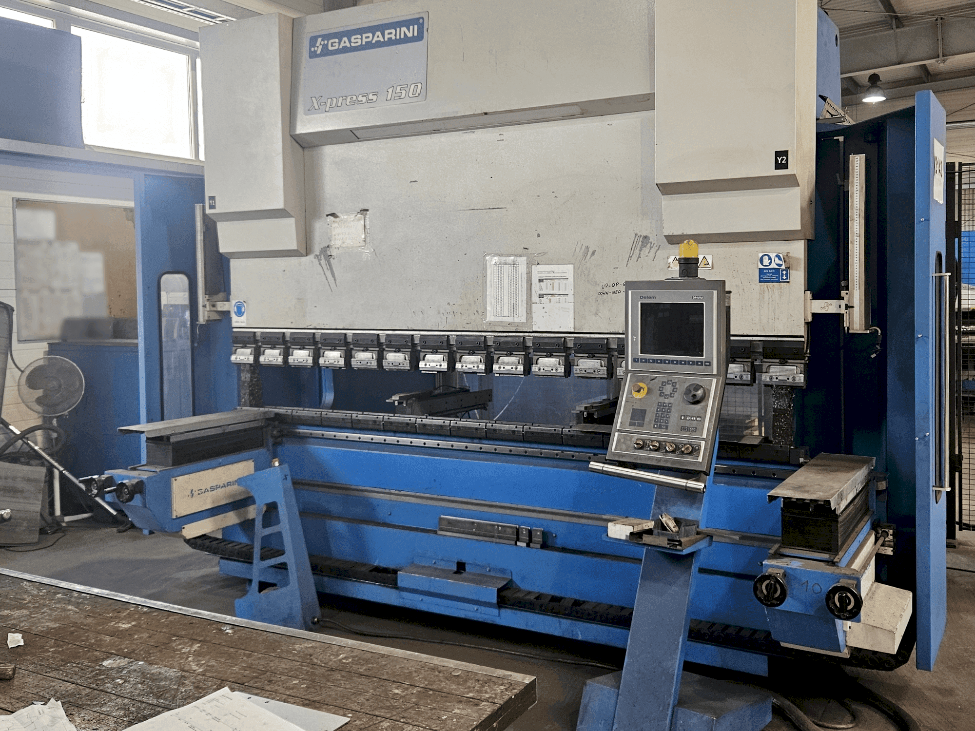 Makine GASPARINI XP 150/3000 - Önden görünüm