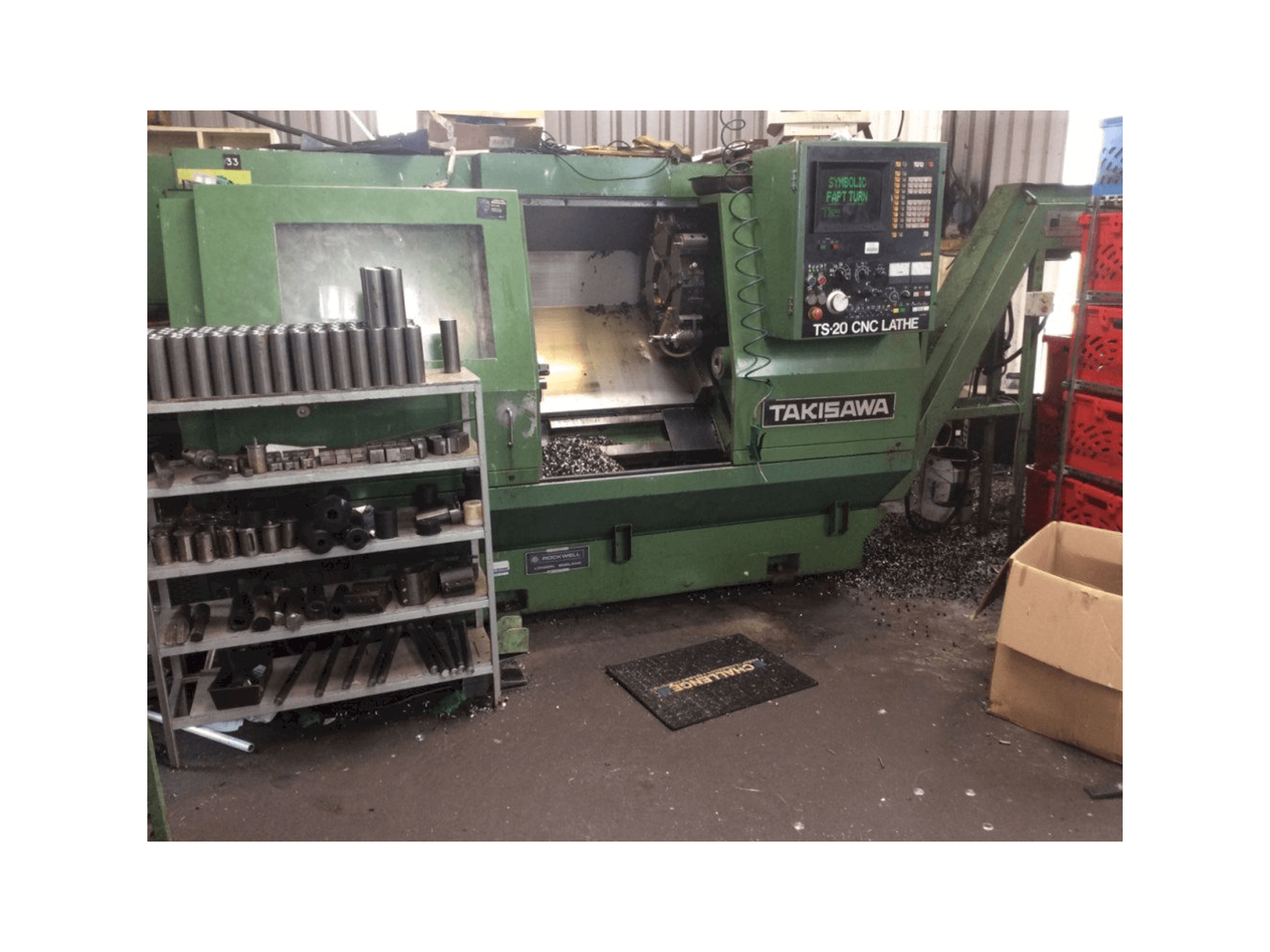 Makine Takisawa TS-20 - Önden görünüm