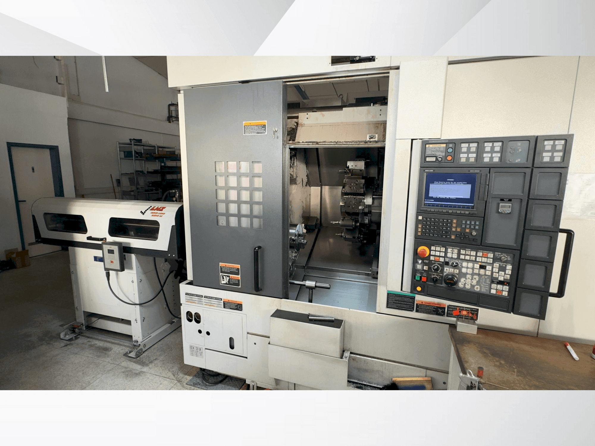 Makine MORI SEIKI NL 2000 SY /500 - Önden görünüm