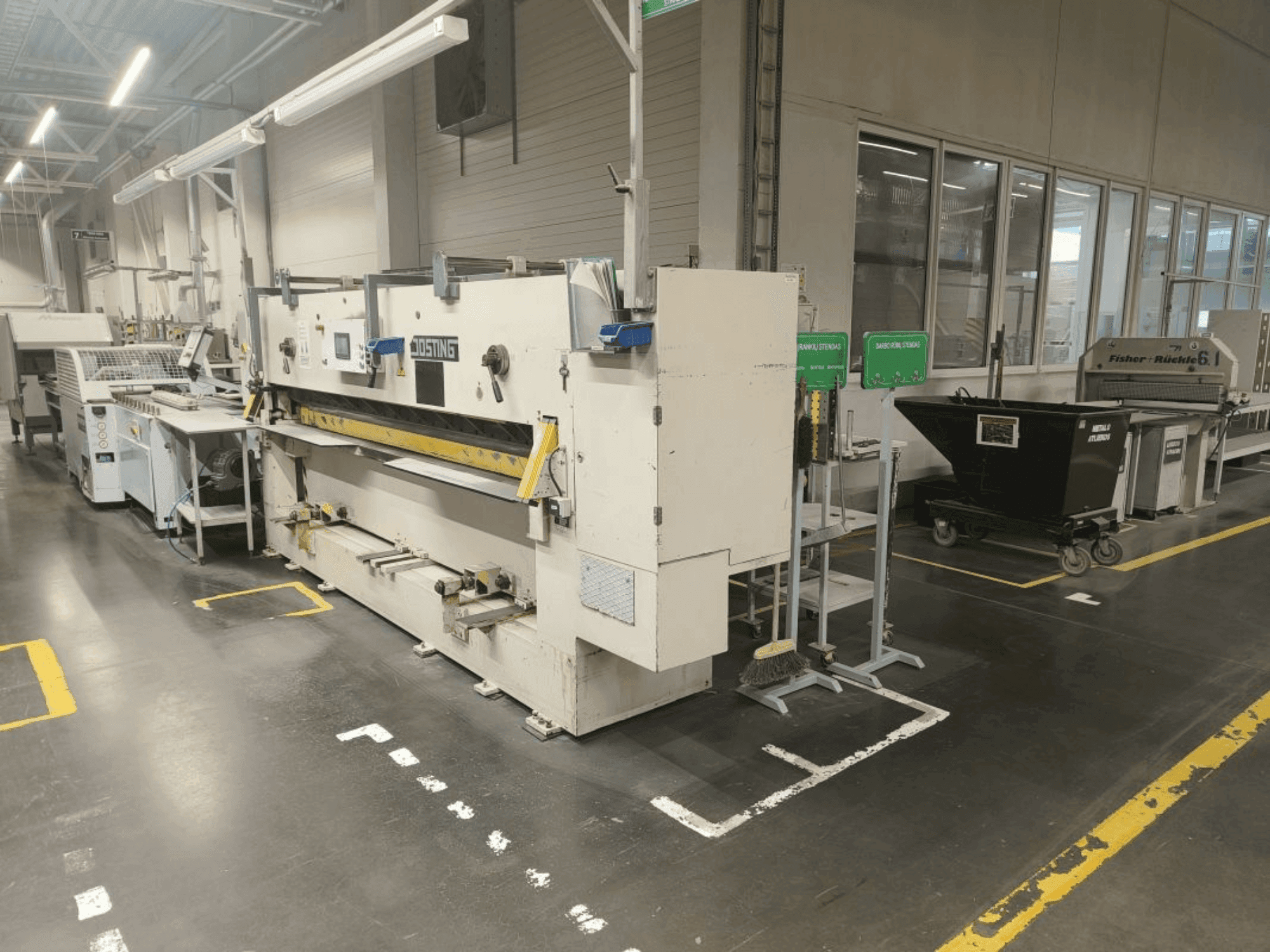 Makine JOSTING ZFS 2800 - Önden görünüm