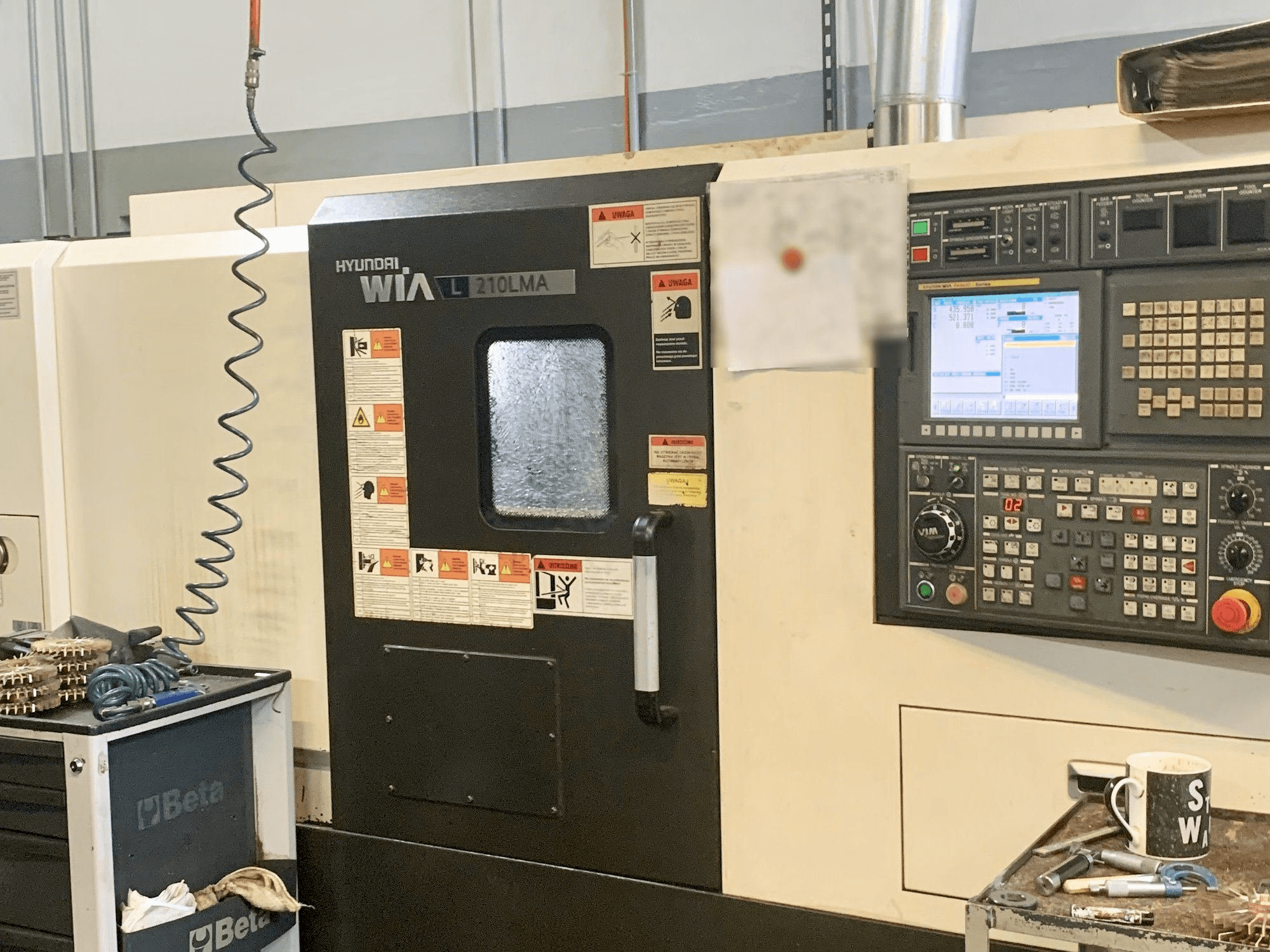 Makine Hyundai Wia L210LMA - Önden görünüm