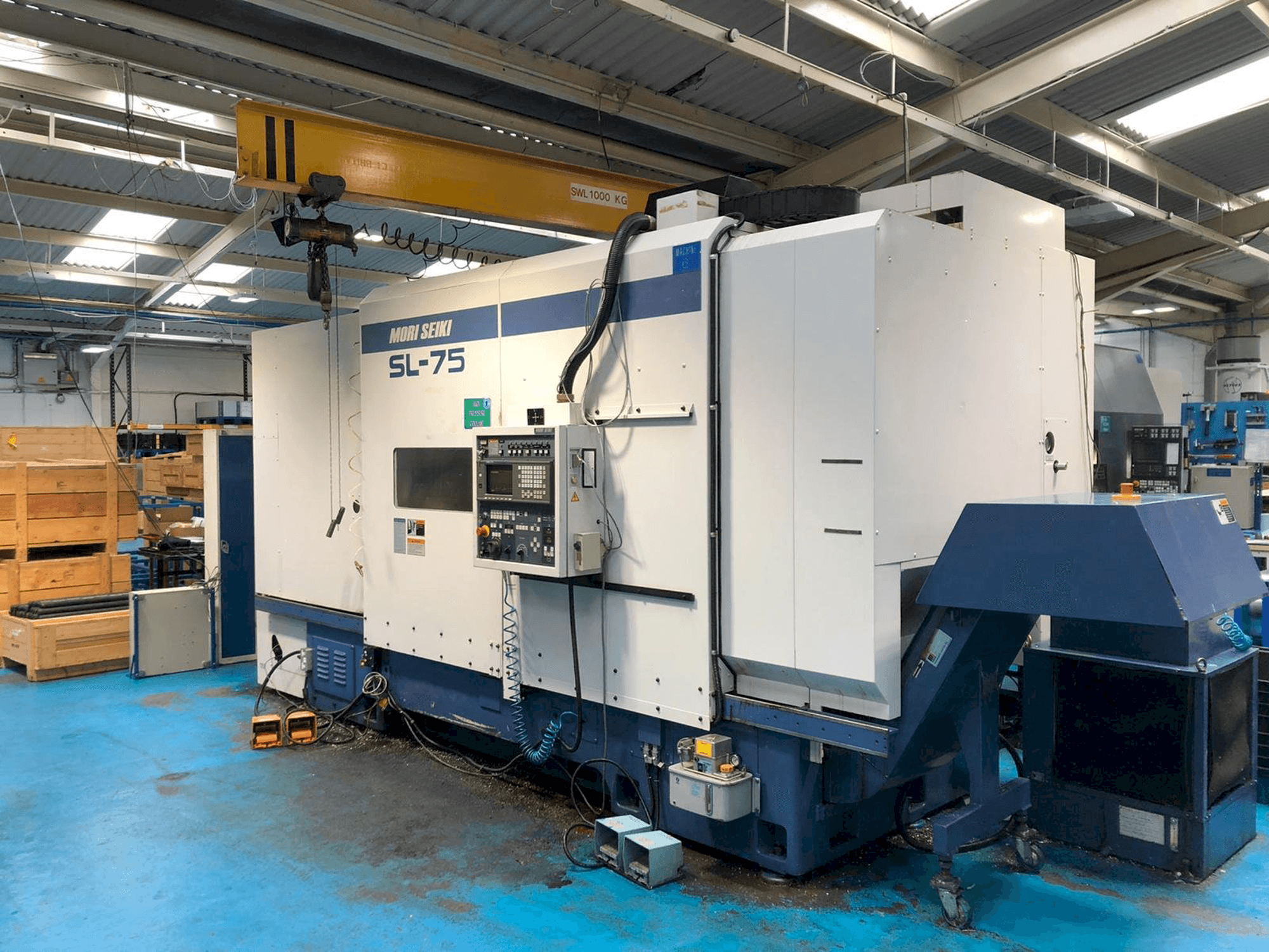 Makine MORI SEIKI SL75 - Önden görünüm