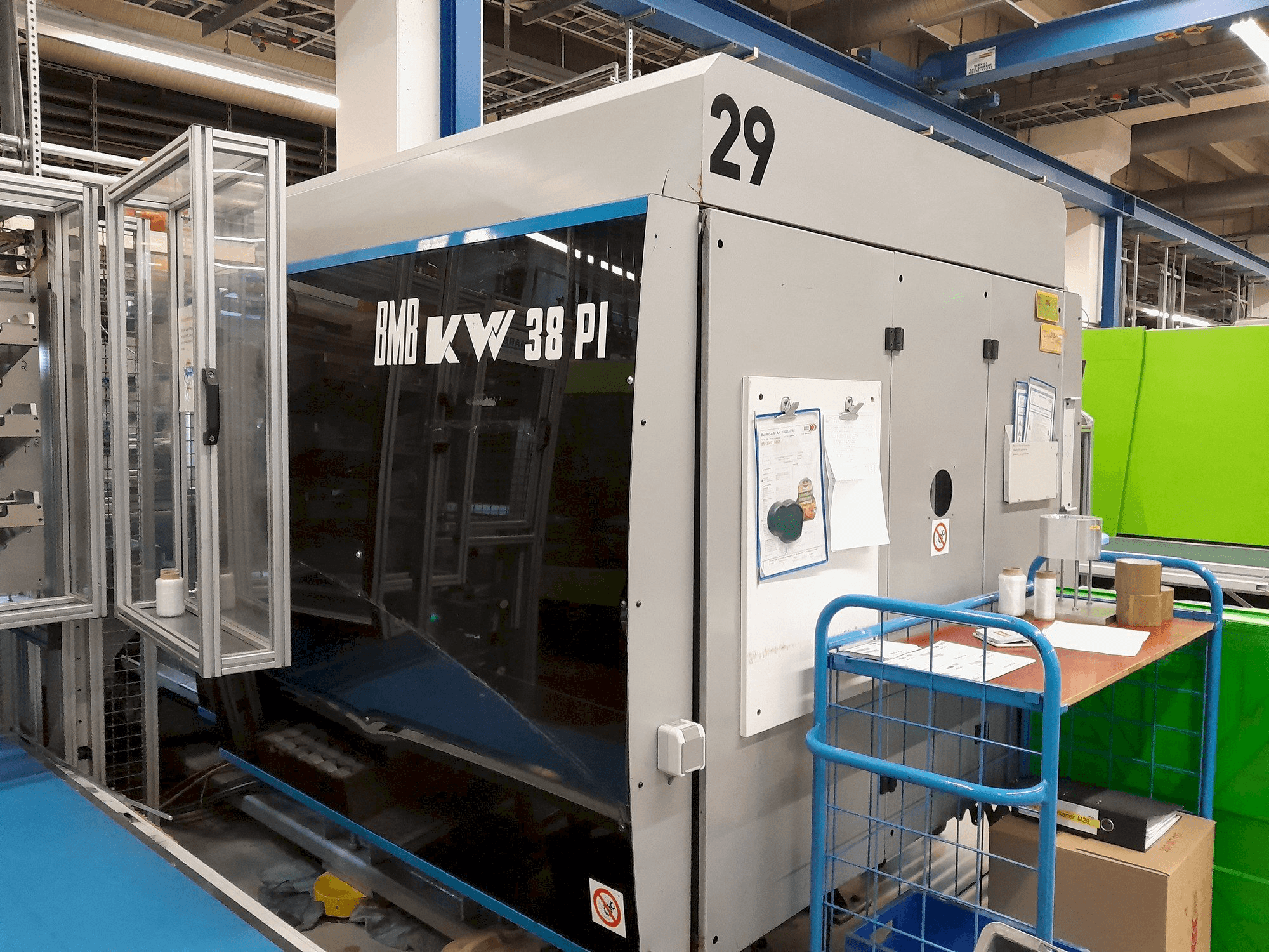 Makine BMB KW 38 PI/1300 - Önden görünüm