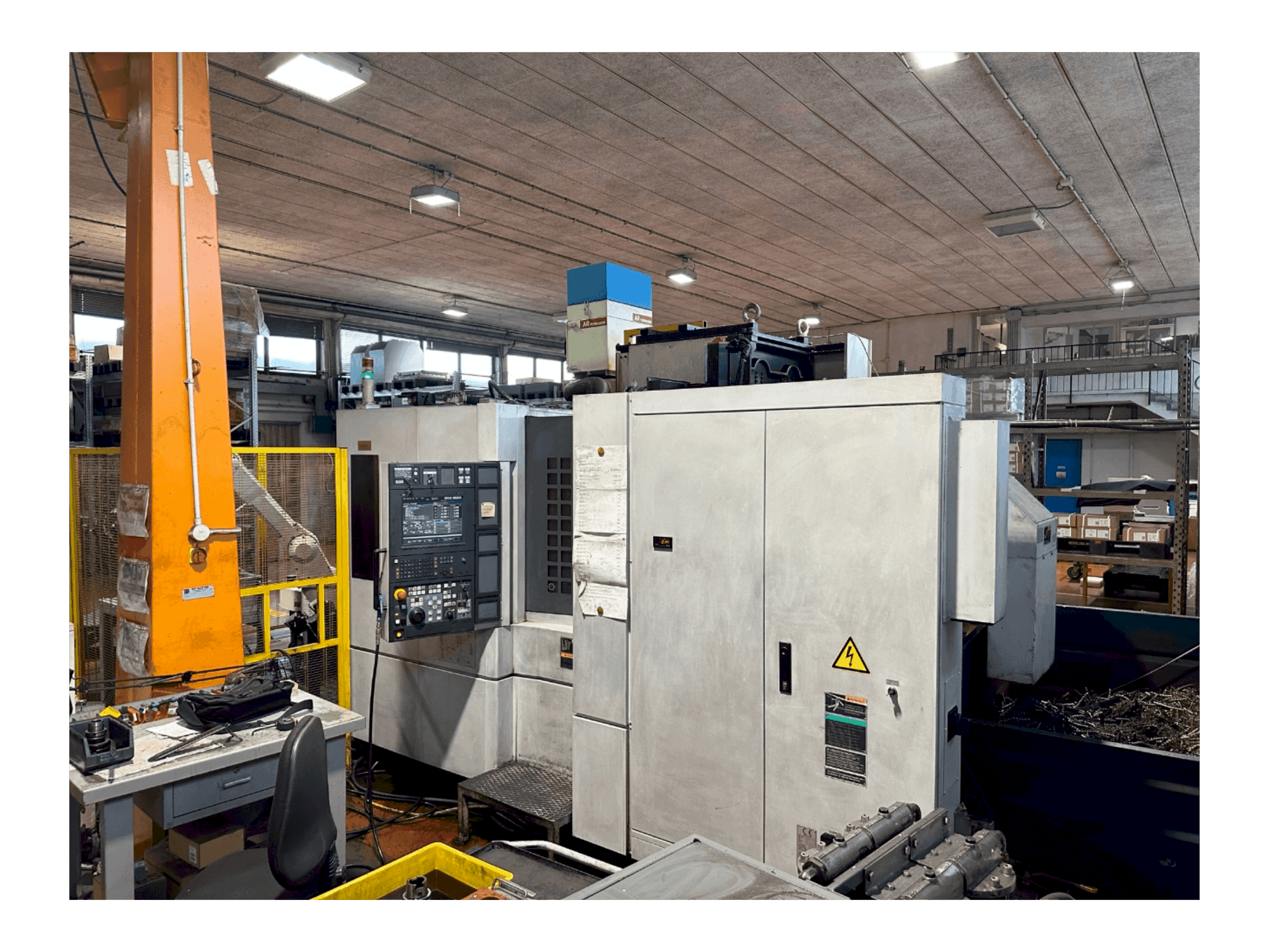 Makine MORI SEIKI NH 4000 DCG - Önden görünüm