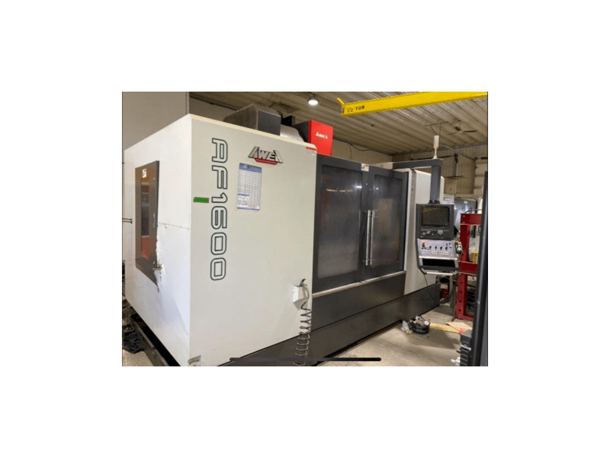 Makine AWEA AF-1600 - Önden görünüm