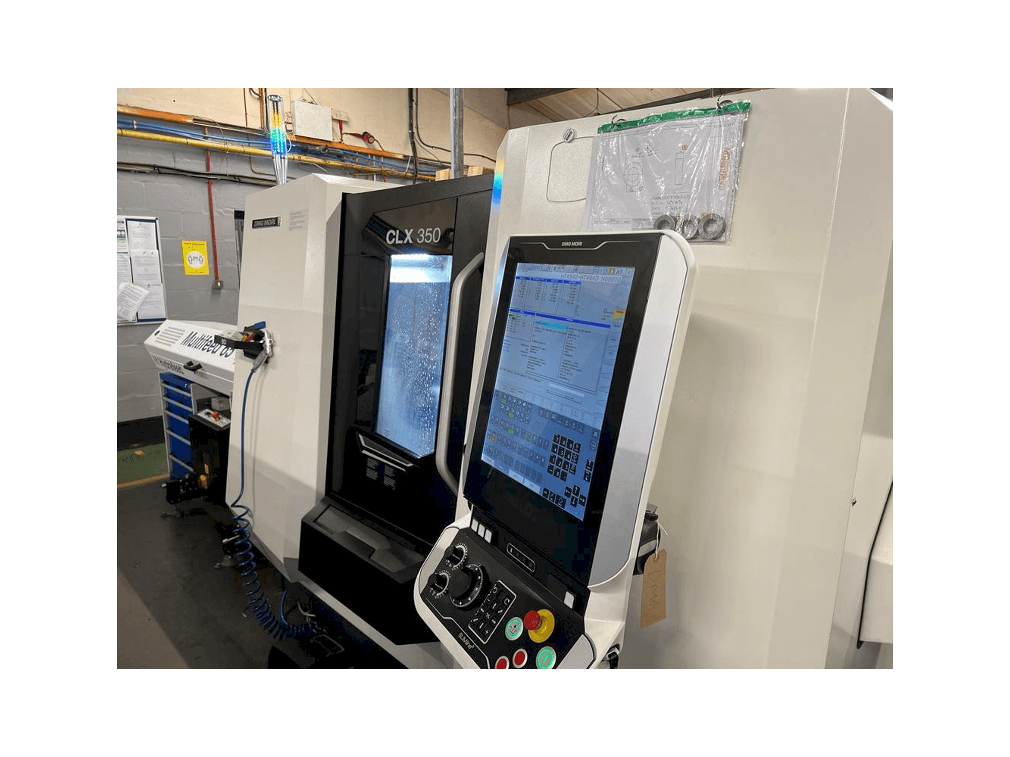 Makine DMG MORI CLX 350 - Önden görünüm