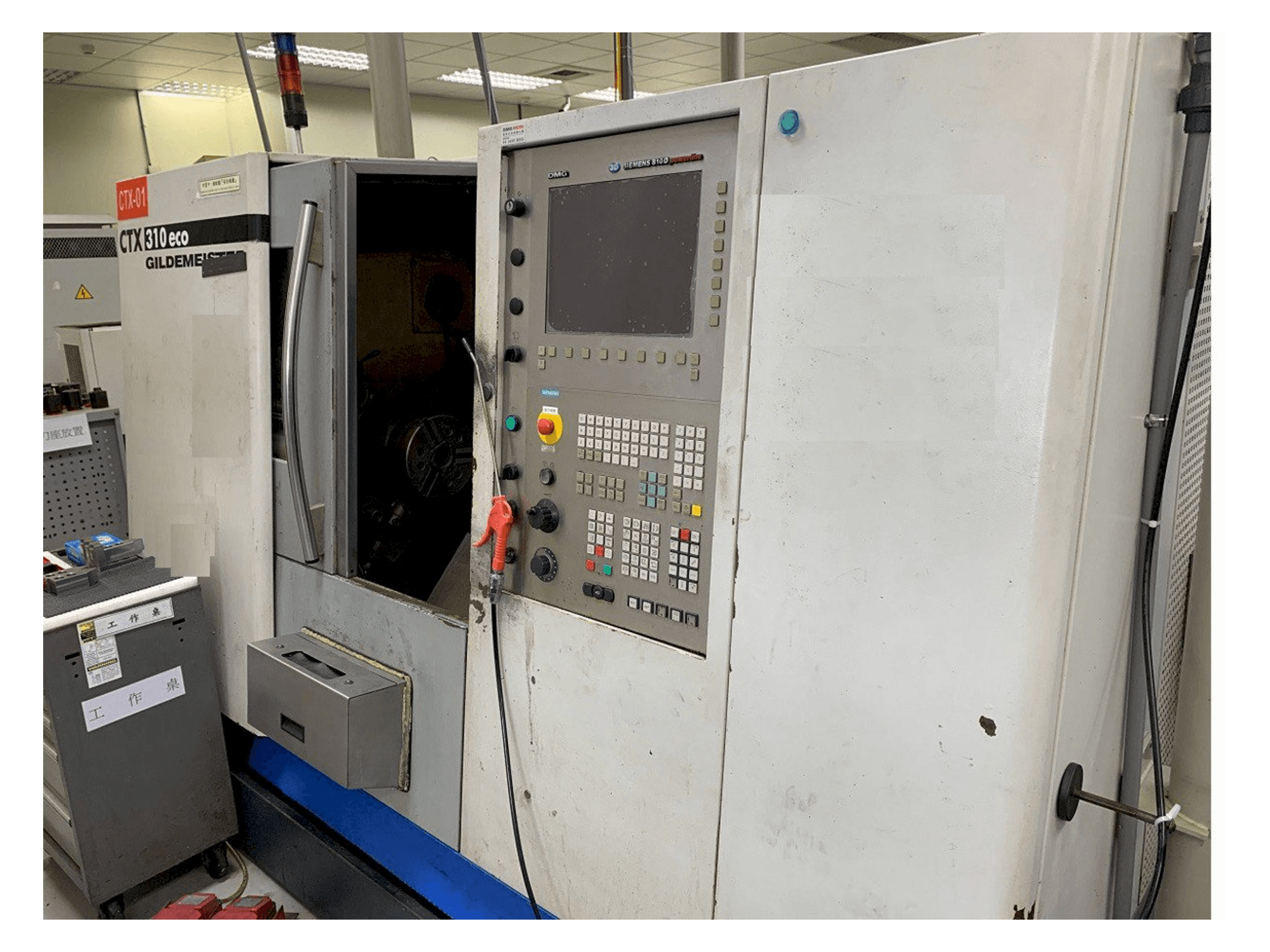 Makine Gildemeister CTX 310V1 eco - Önden görünüm