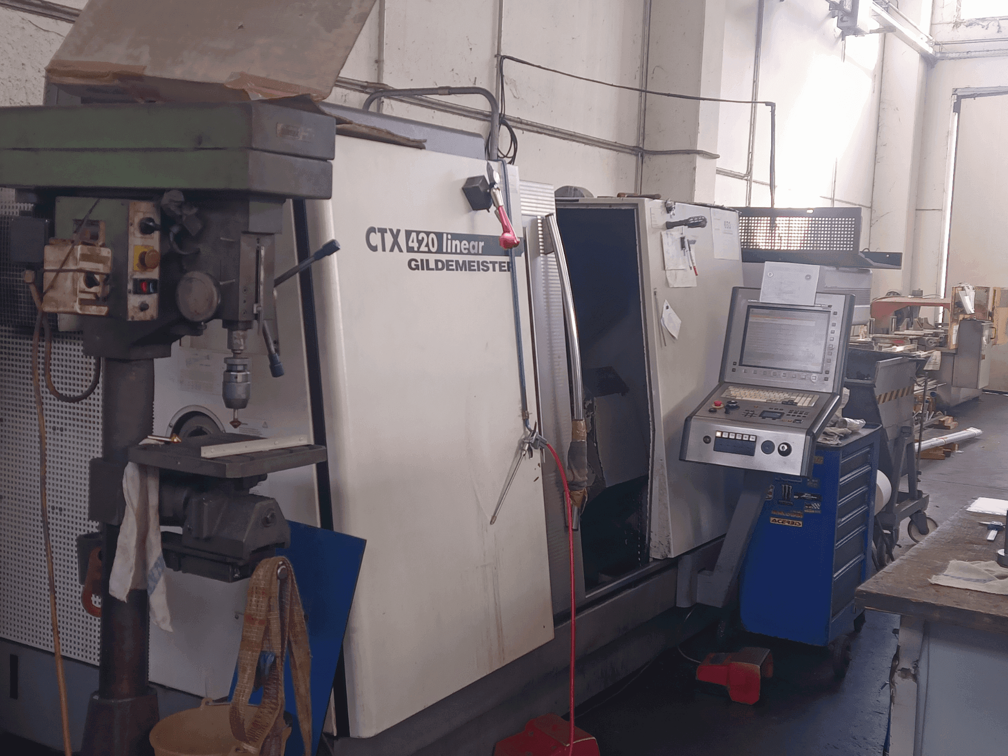 Makine Gildemeister CTX 420 Linear - Önden görünüm