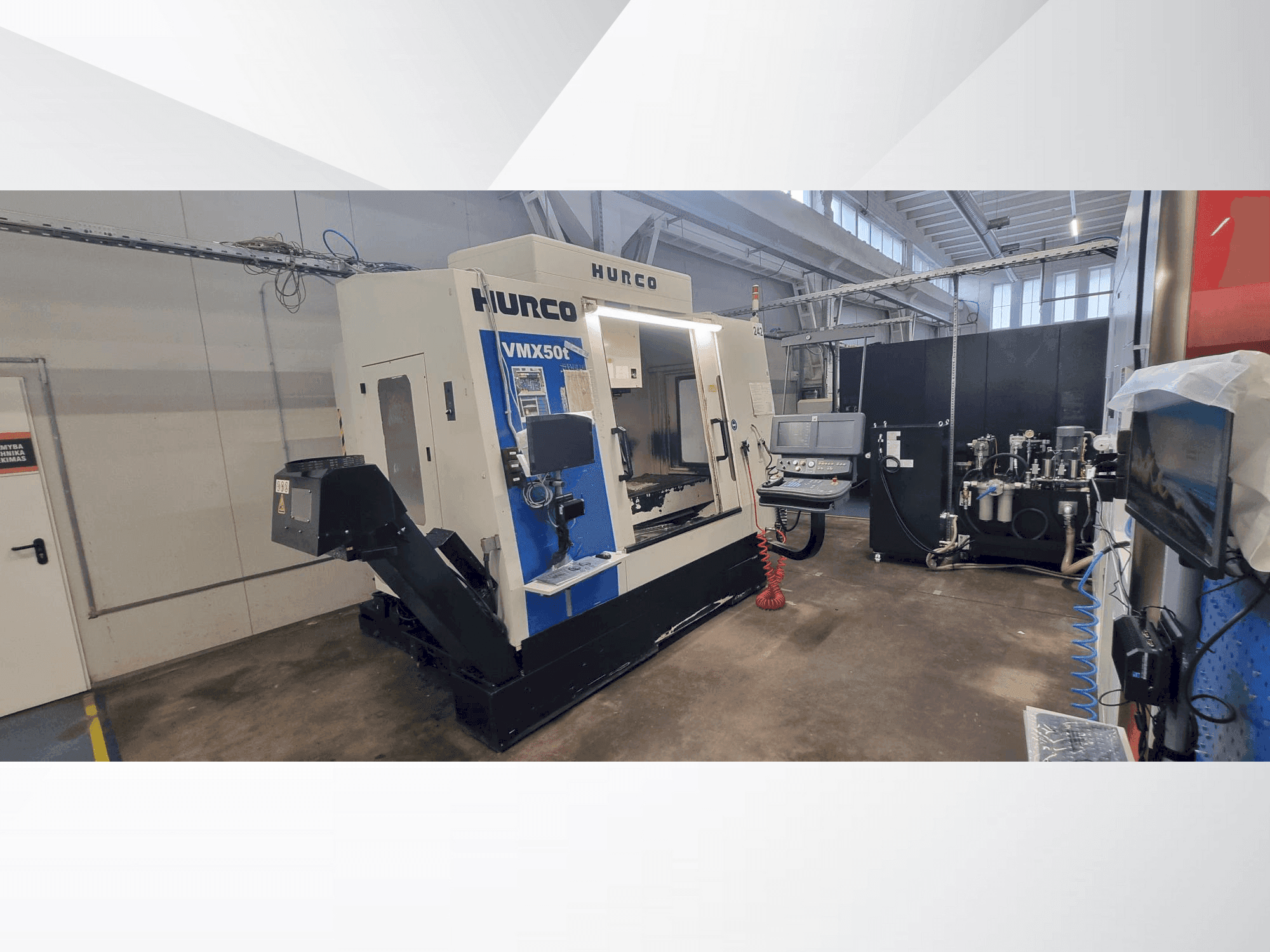 Makine Hurco VMX 50T - Önden görünüm