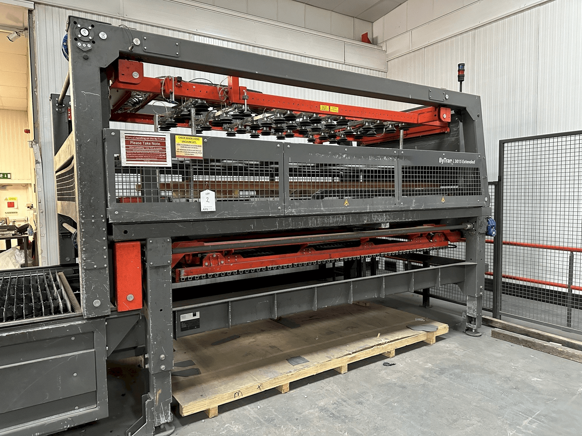 Makine Bystronic By Trans 3015 Extended Automatic Loading - Önden görünüm