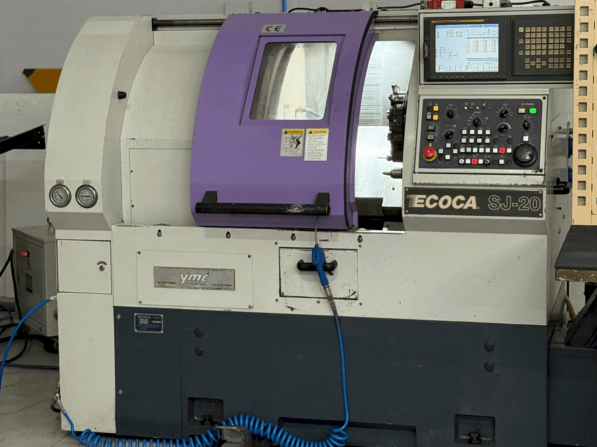 Makine ECOCA SJ-20 - Önden görünüm