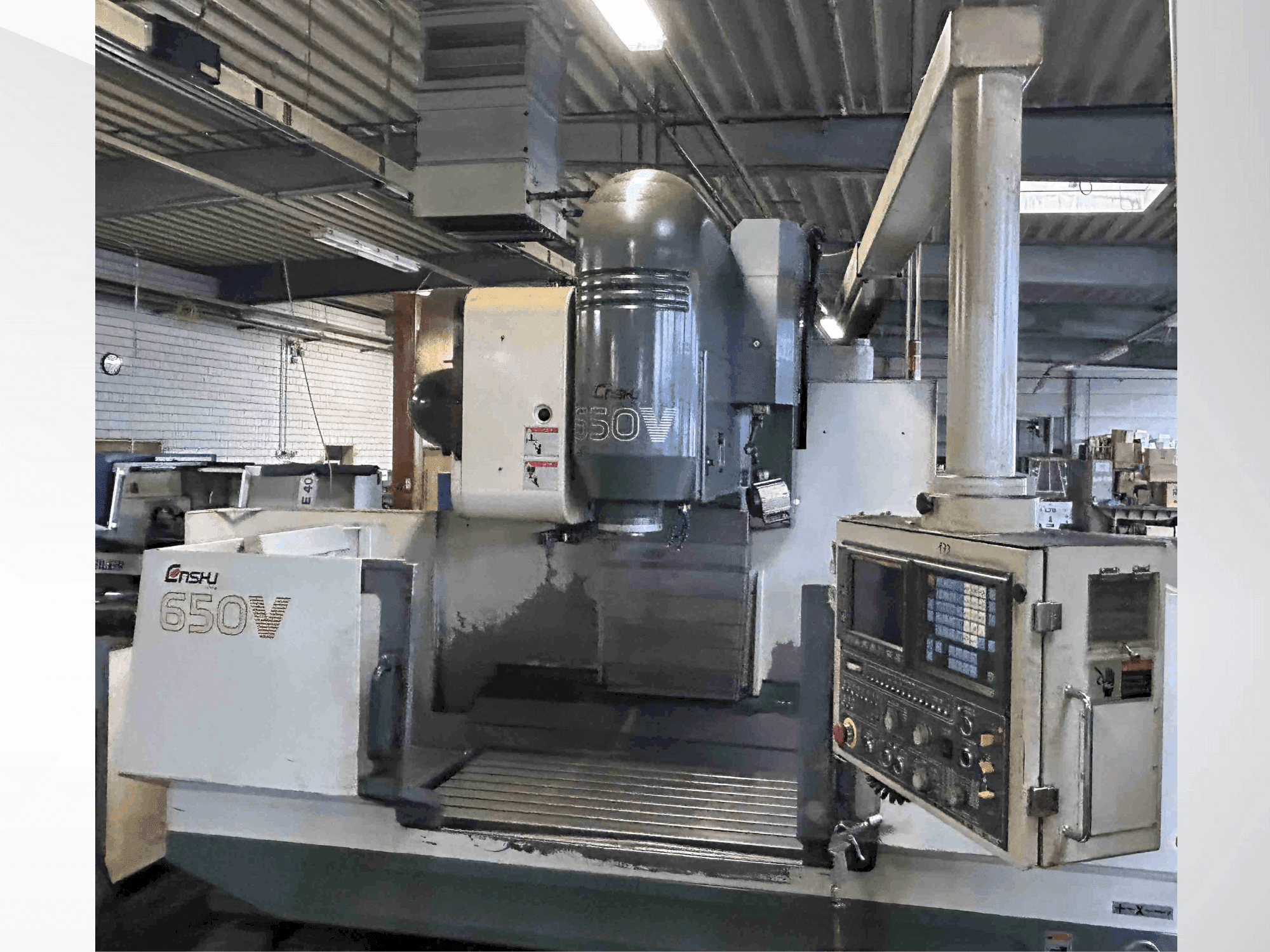 Makine Enshu 650 V - Önden görünüm