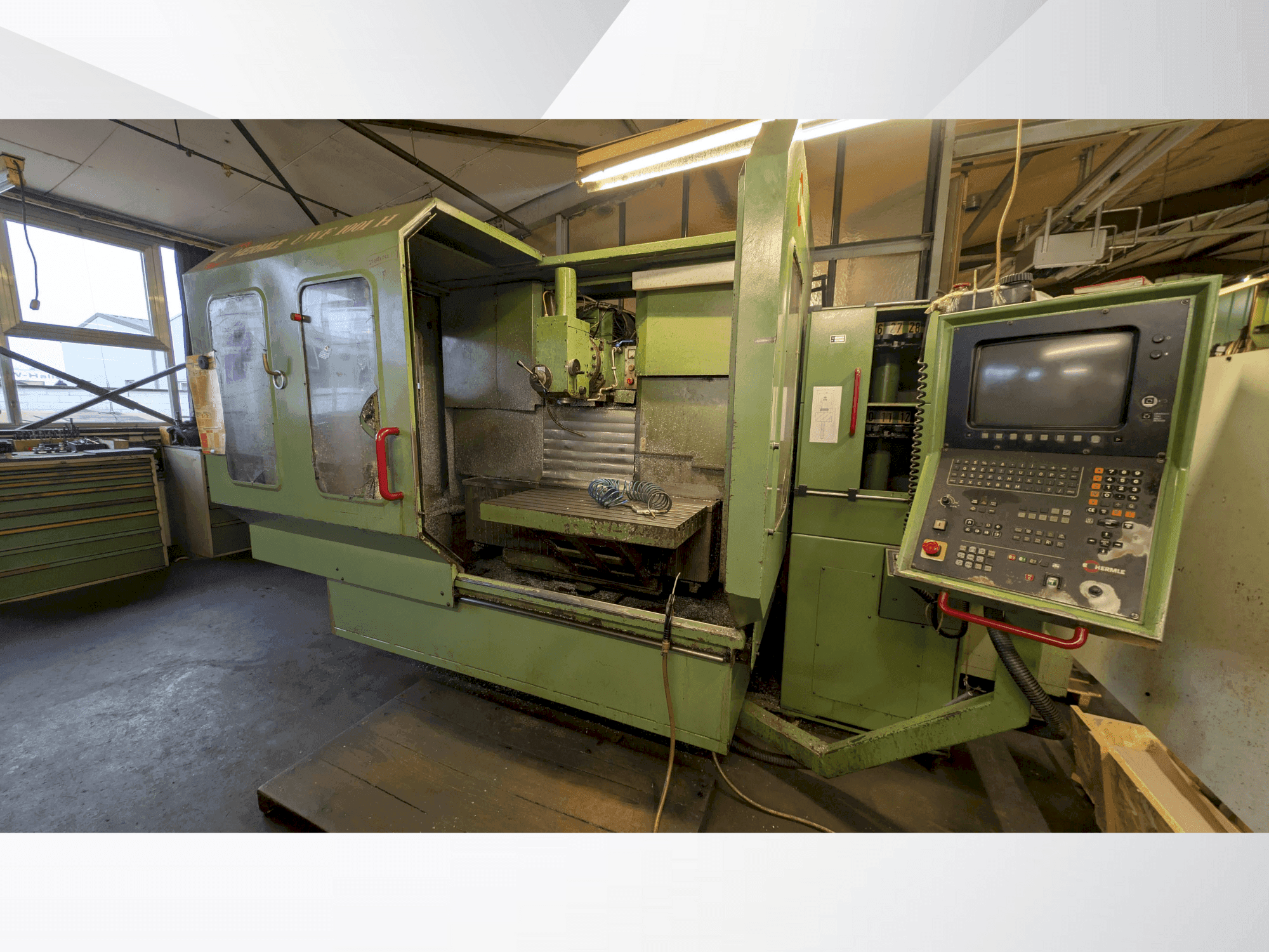 Makine HERMLE 1001 - Önden görünüm