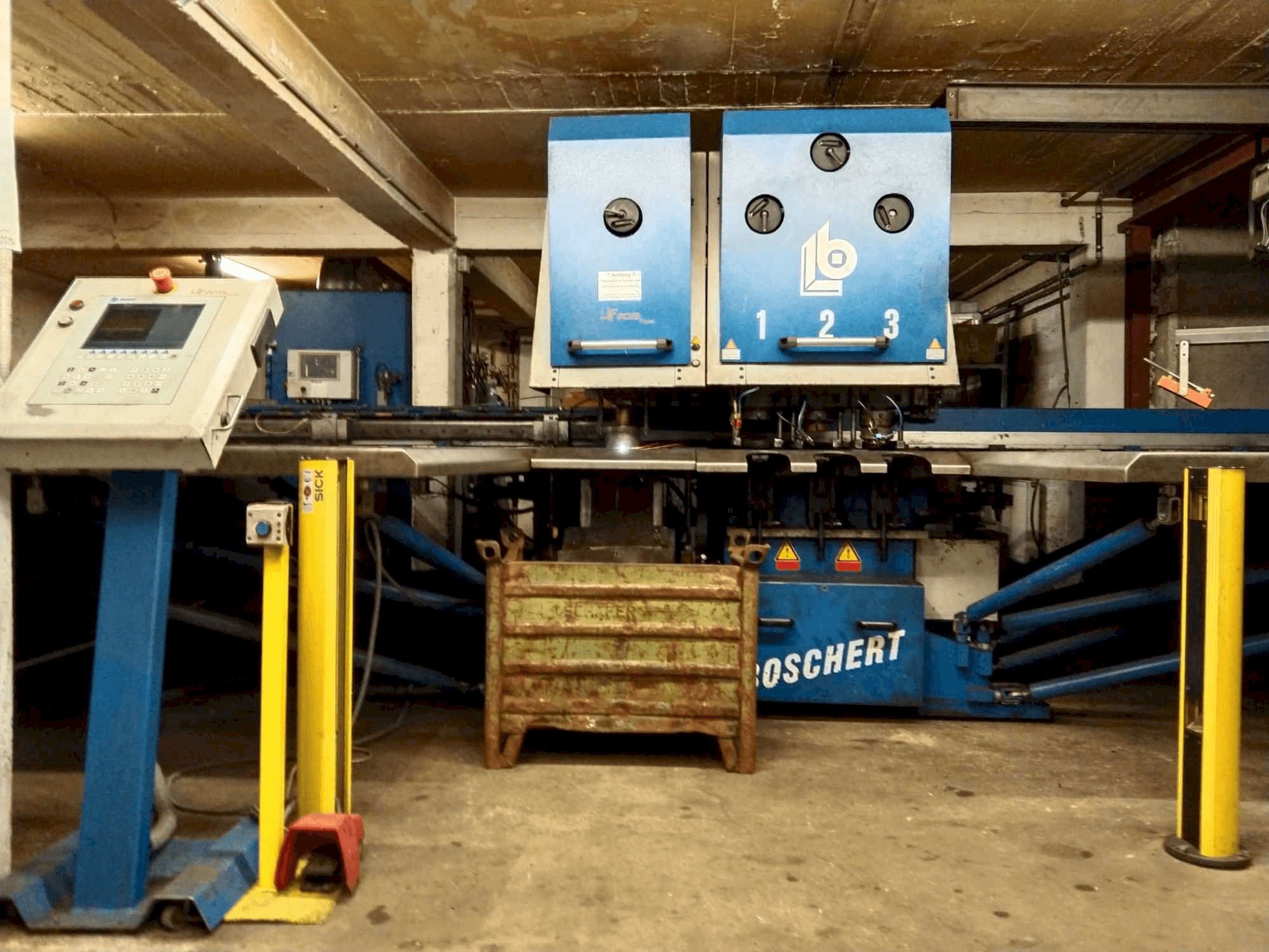 Makine Boschert Tri Combicut plasma - Önden görünüm