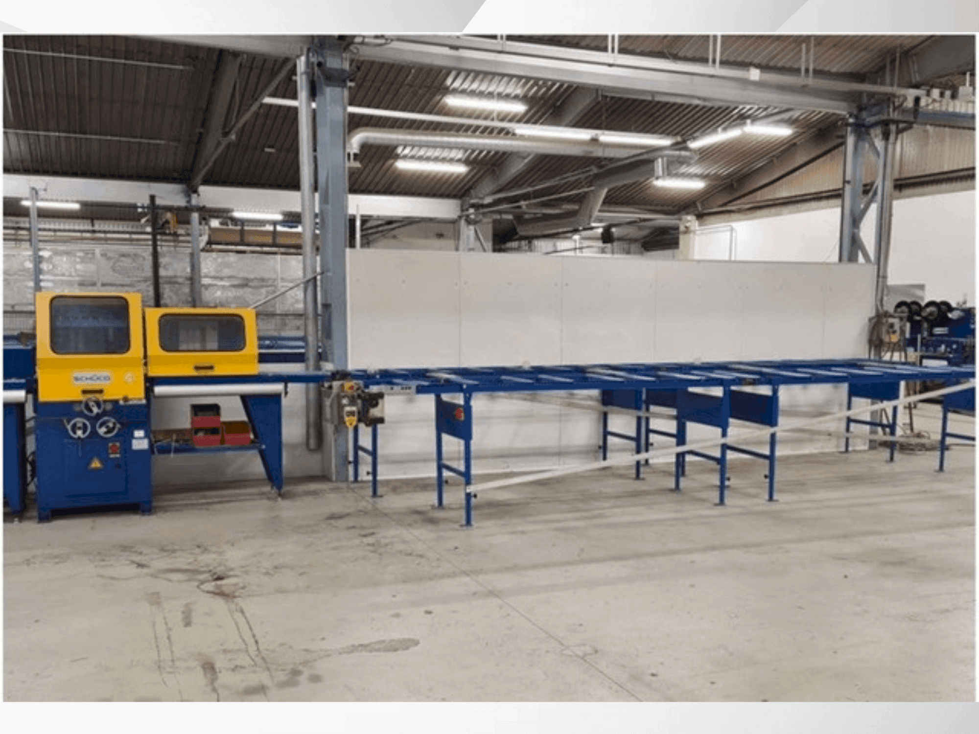 Makine SCHÜCO ISOMAT 5 - Önden görünüm