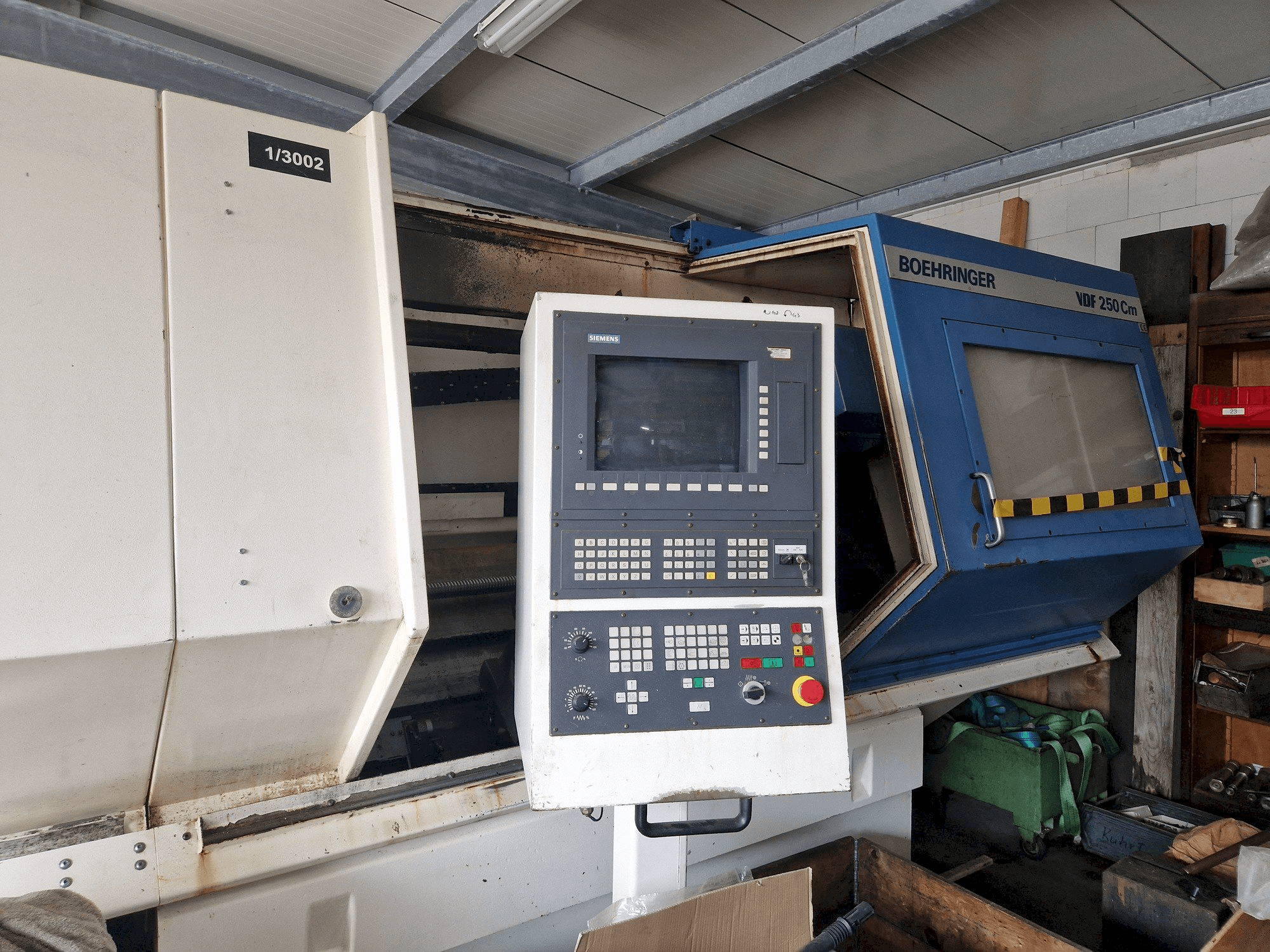 Makine BOEHRINGER VDF 250 Cm - Önden görünüm