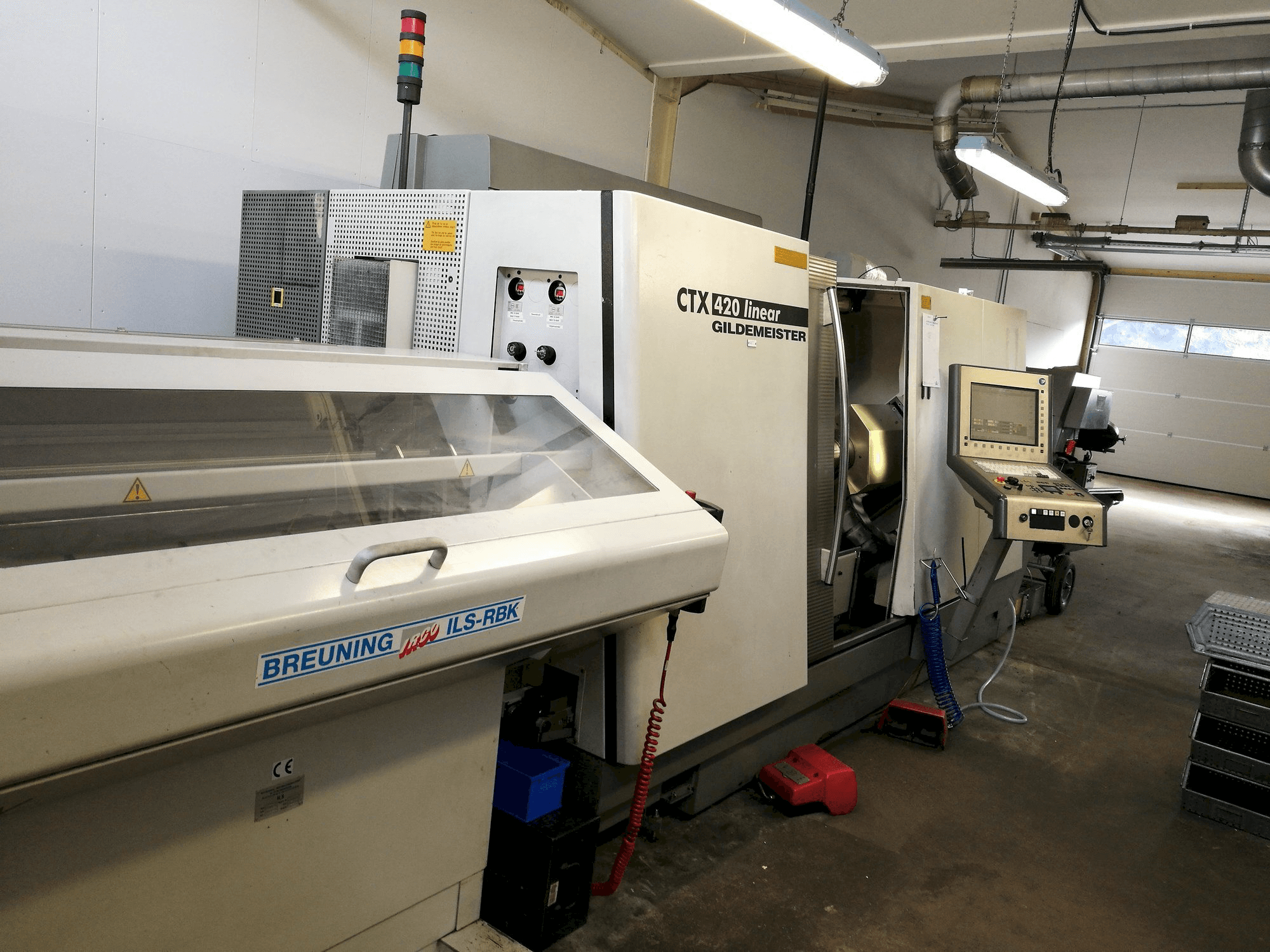 Makine Gildemeister CTX 420 linear / V6 - Önden görünüm