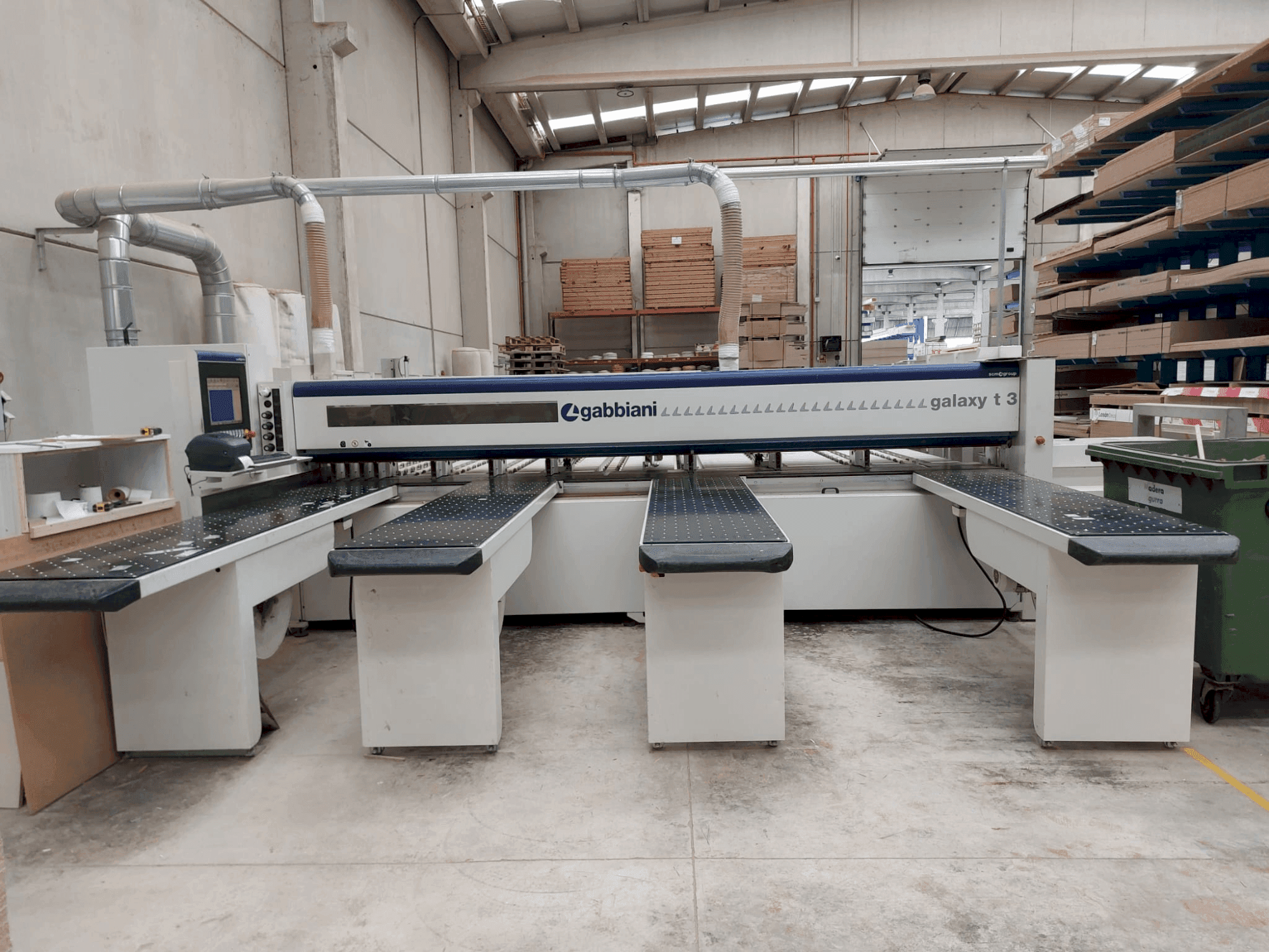 Makine SCM Gabbiani Galaxy T3 110A - Önden görünüm