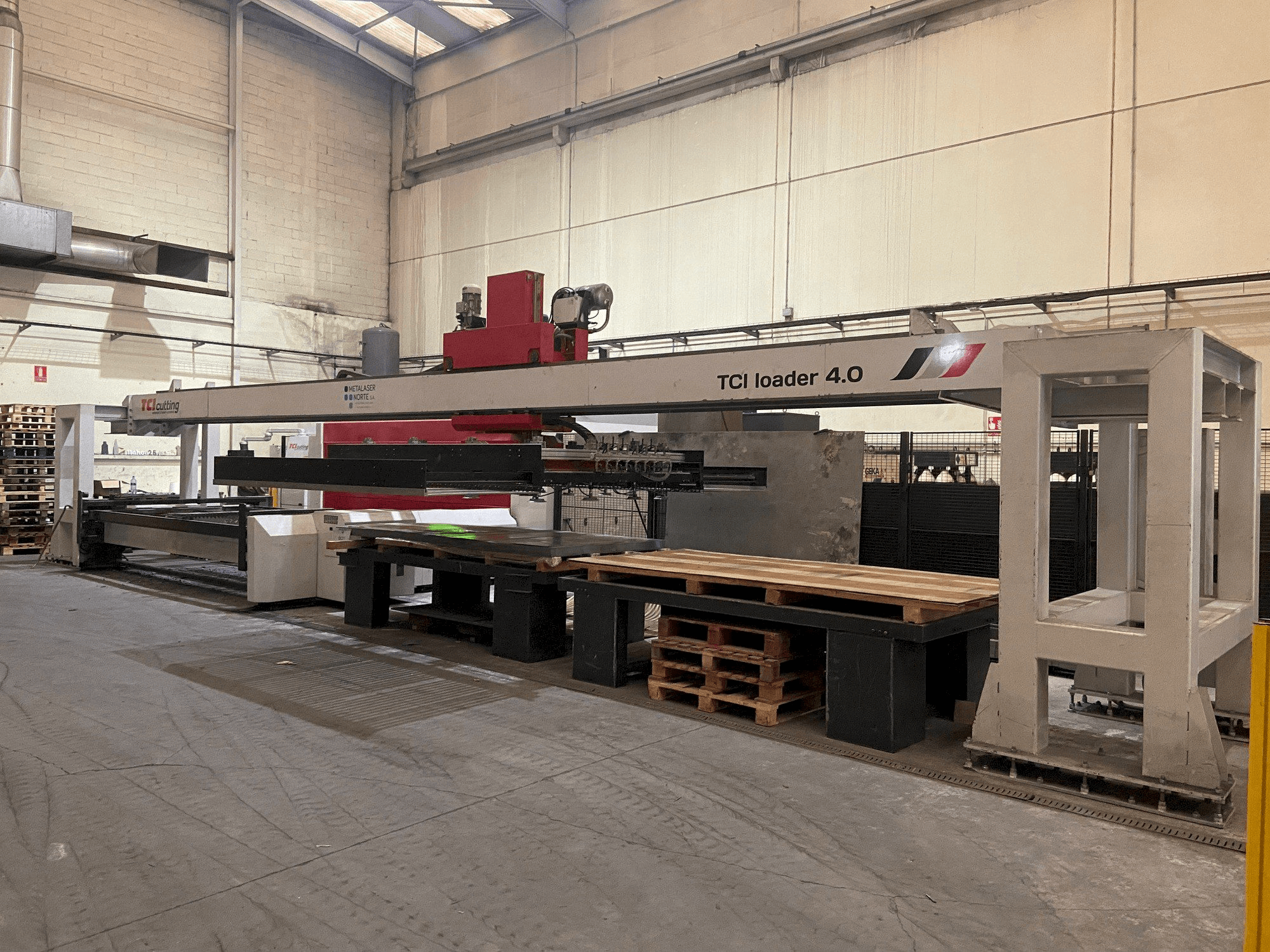 Makine TCI Smartline Fiber 4020 - Önden görünüm