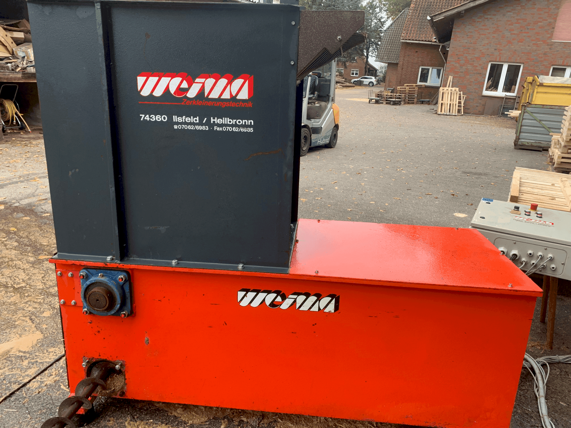 Makine WEIMA WL 4 - Önden görünüm