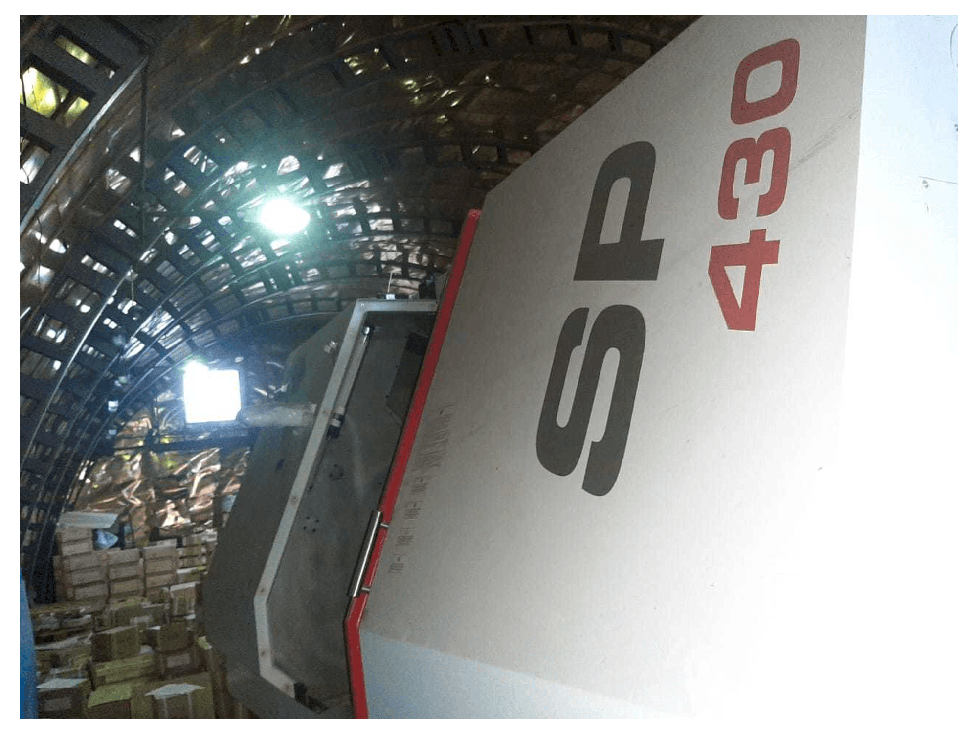 Makine KOVOSVIT MAS SP 430 Y/L2 - Önden görünüm