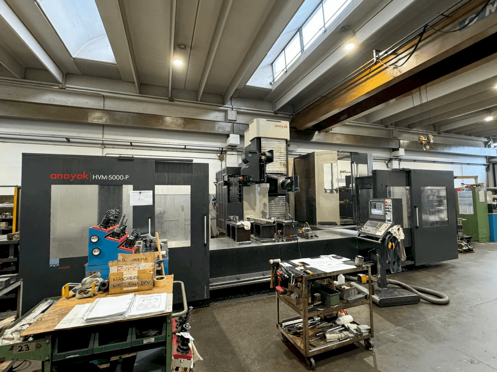 Makine ANAYAK HVM 5000P - Önden görünüm