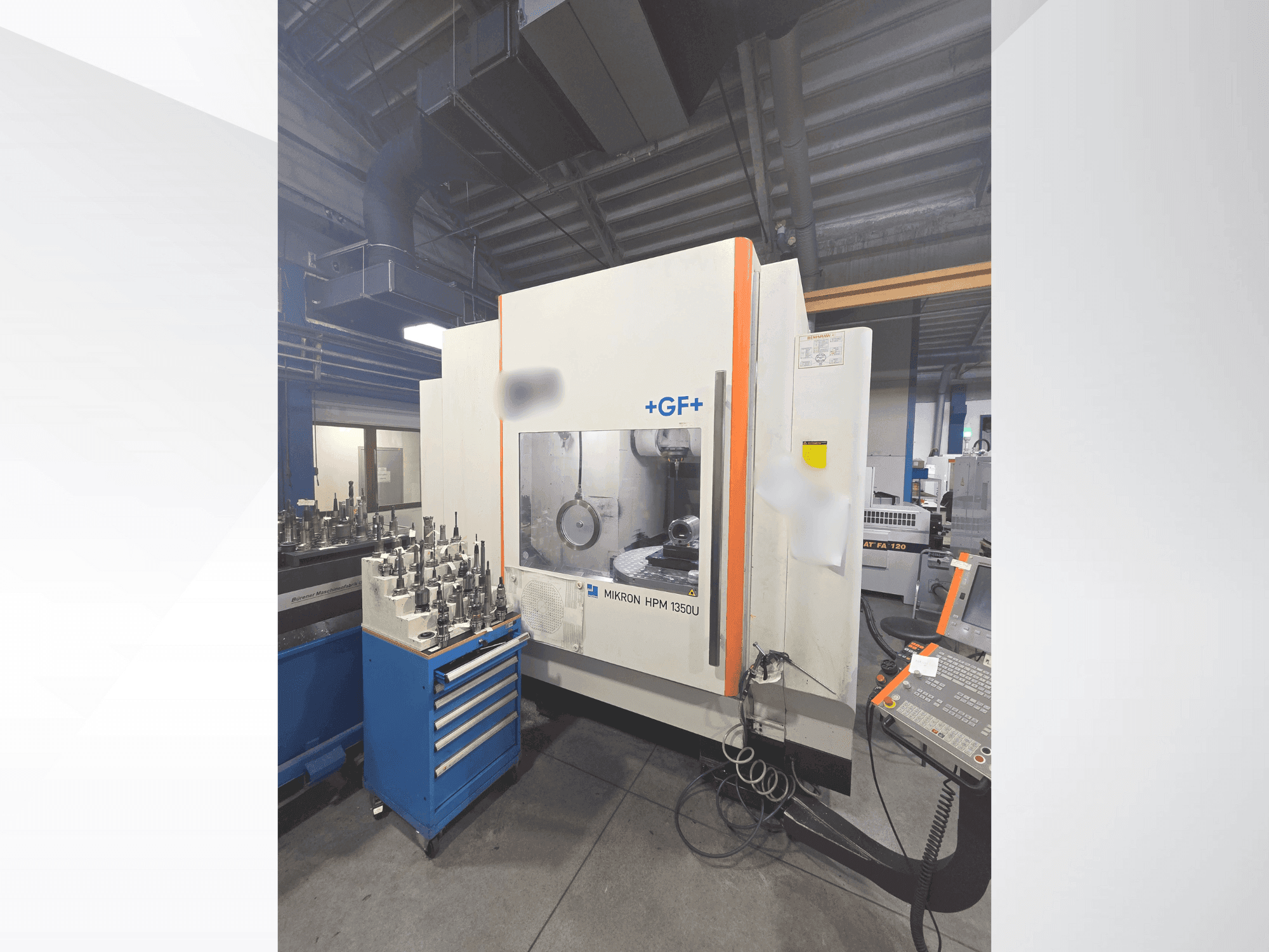 Makine +GF+ MIKRON HPM 1350U - Önden görünüm