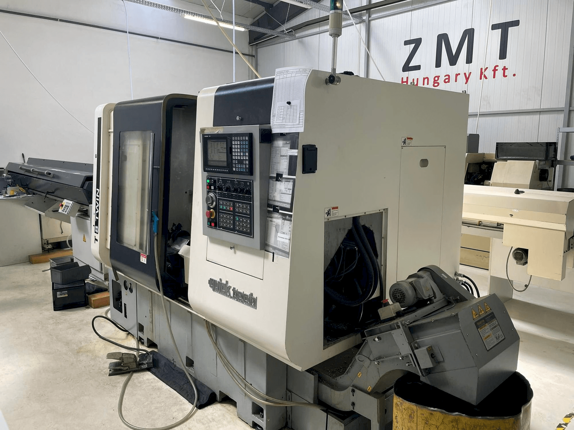 Makine Quick-Tech T8 Twin - Önden görünüm