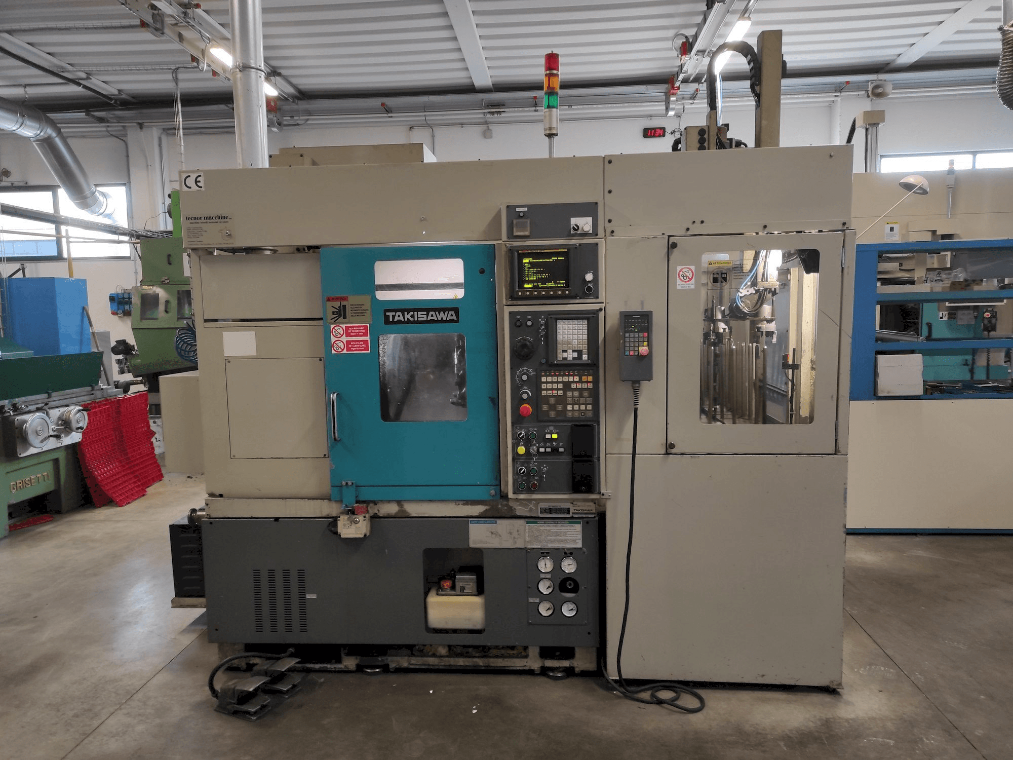 Makine Takisawa TX20 - Önden görünüm