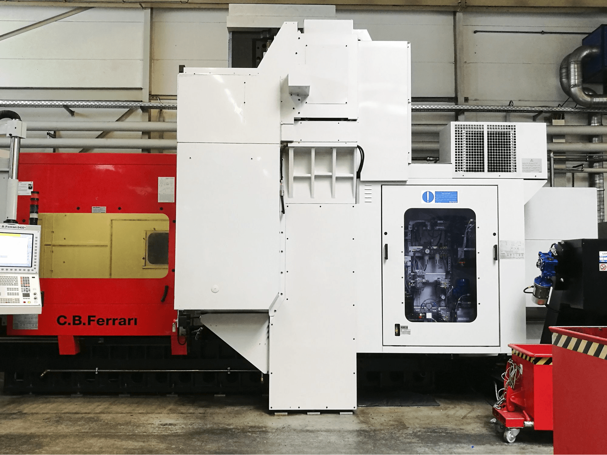 Makine C.B. Ferrari - Önden görünüm D432