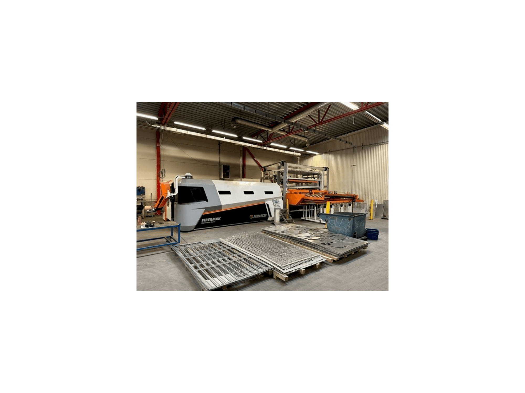 Makine ERMAKSAN Fibermak 4KW - Önden görünüm