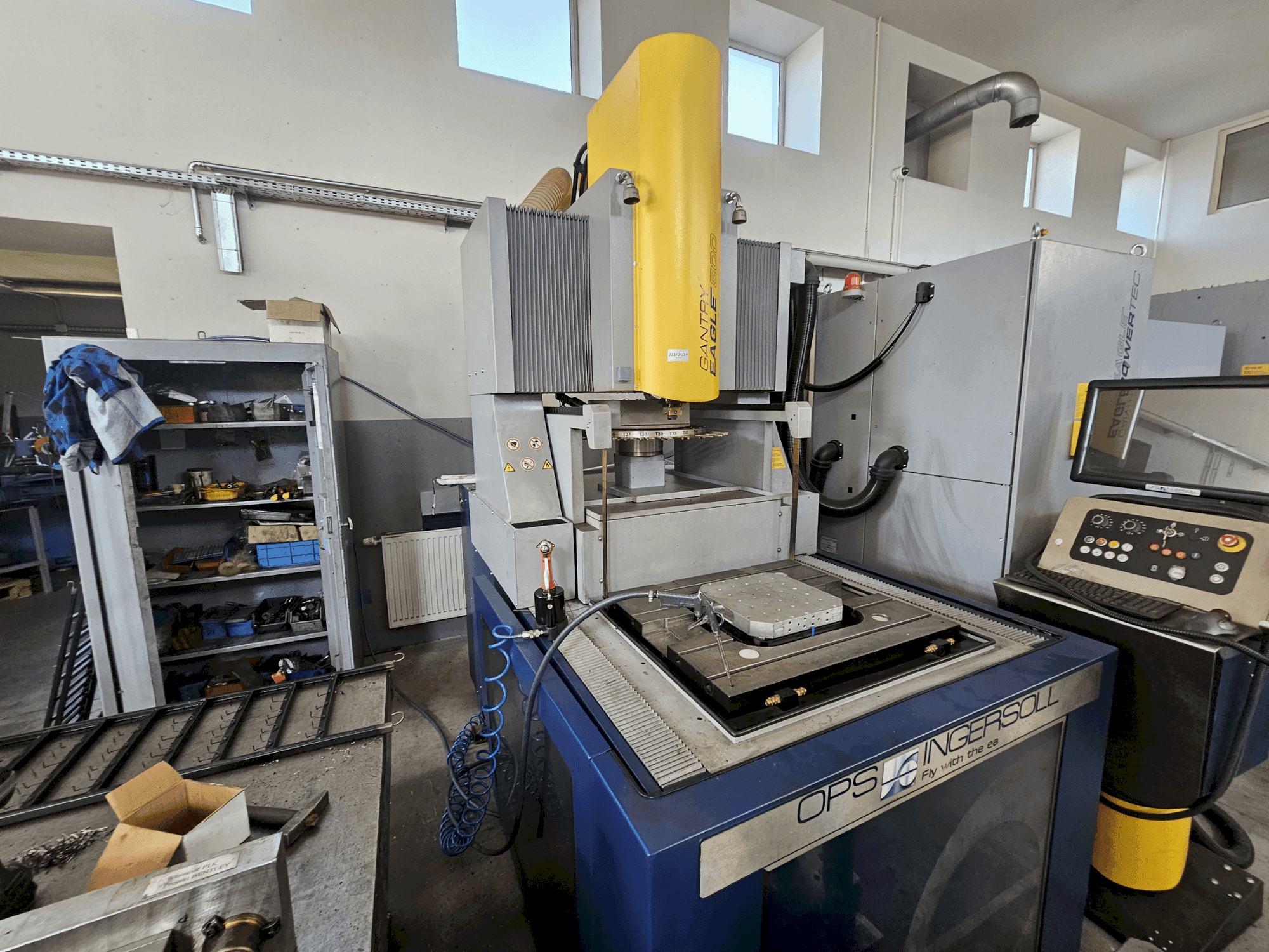 Makine OPS INGERSOLL Gantry Eagle 500 - Önden görünüm