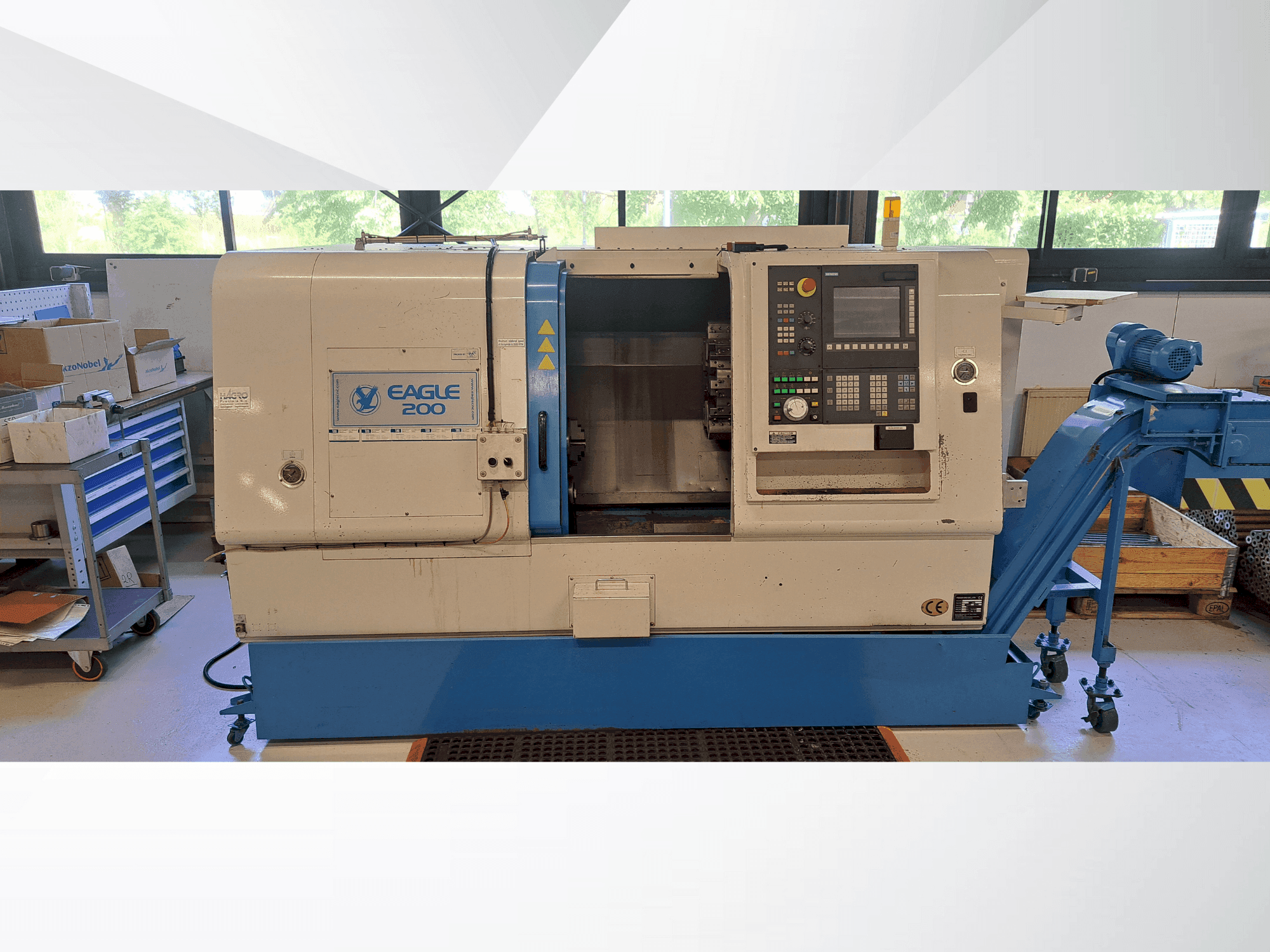 Makine Dugard Eagle FCL-200HT - Önden görünüm