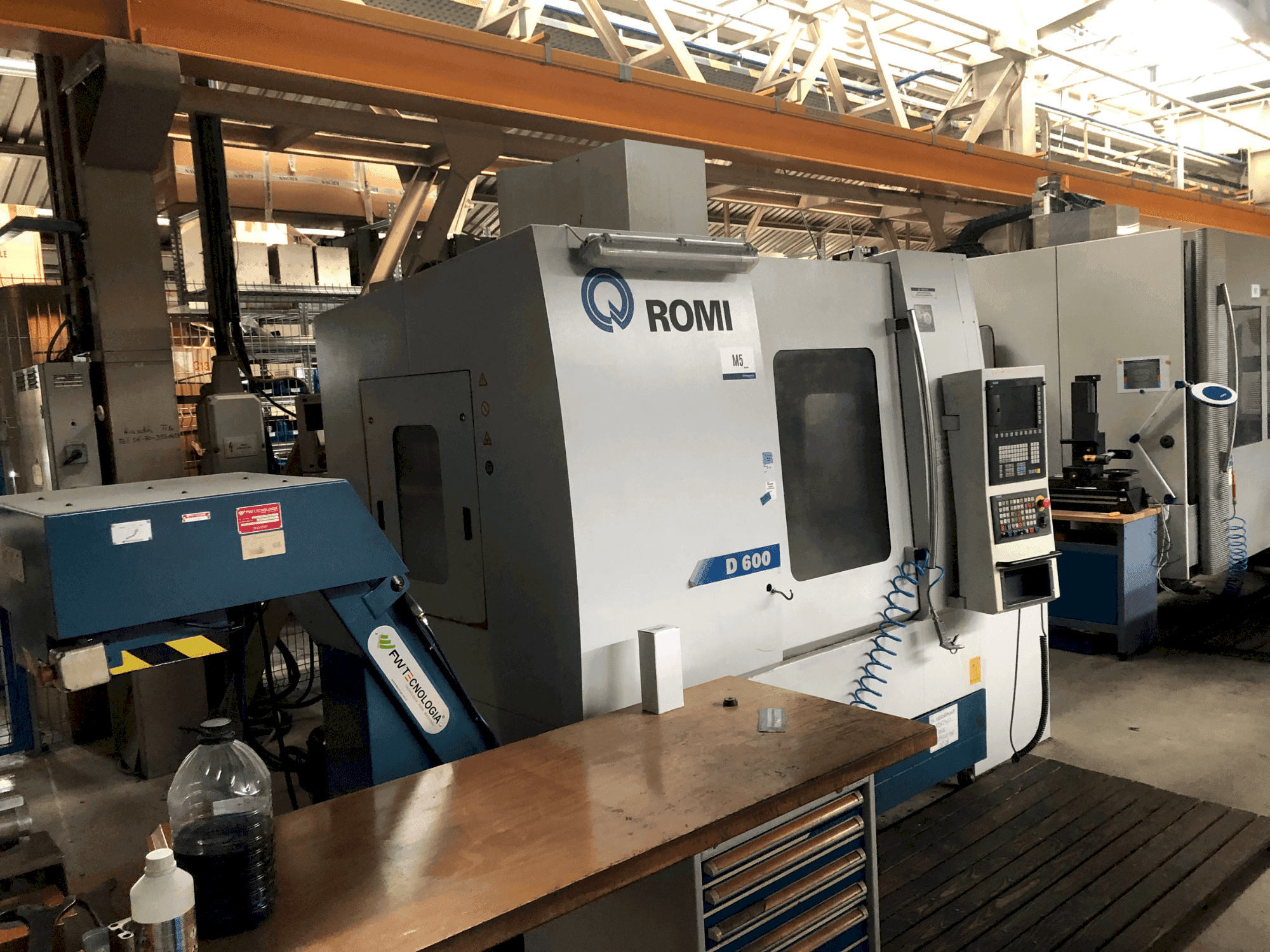 Makine Romi D600 - Önden görünüm