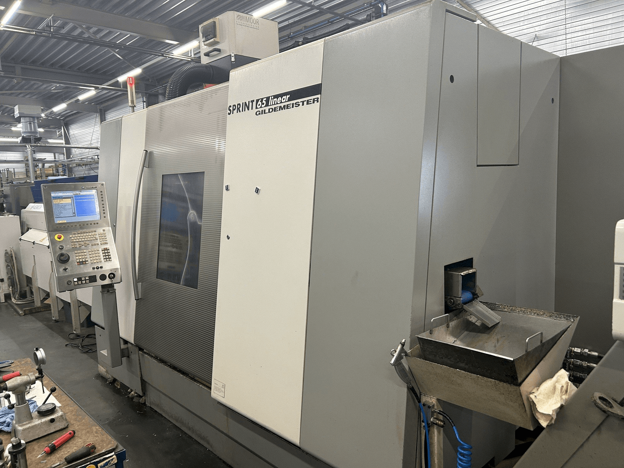 Makine Gildemeister Sprint 65 linear - Önden görünüm