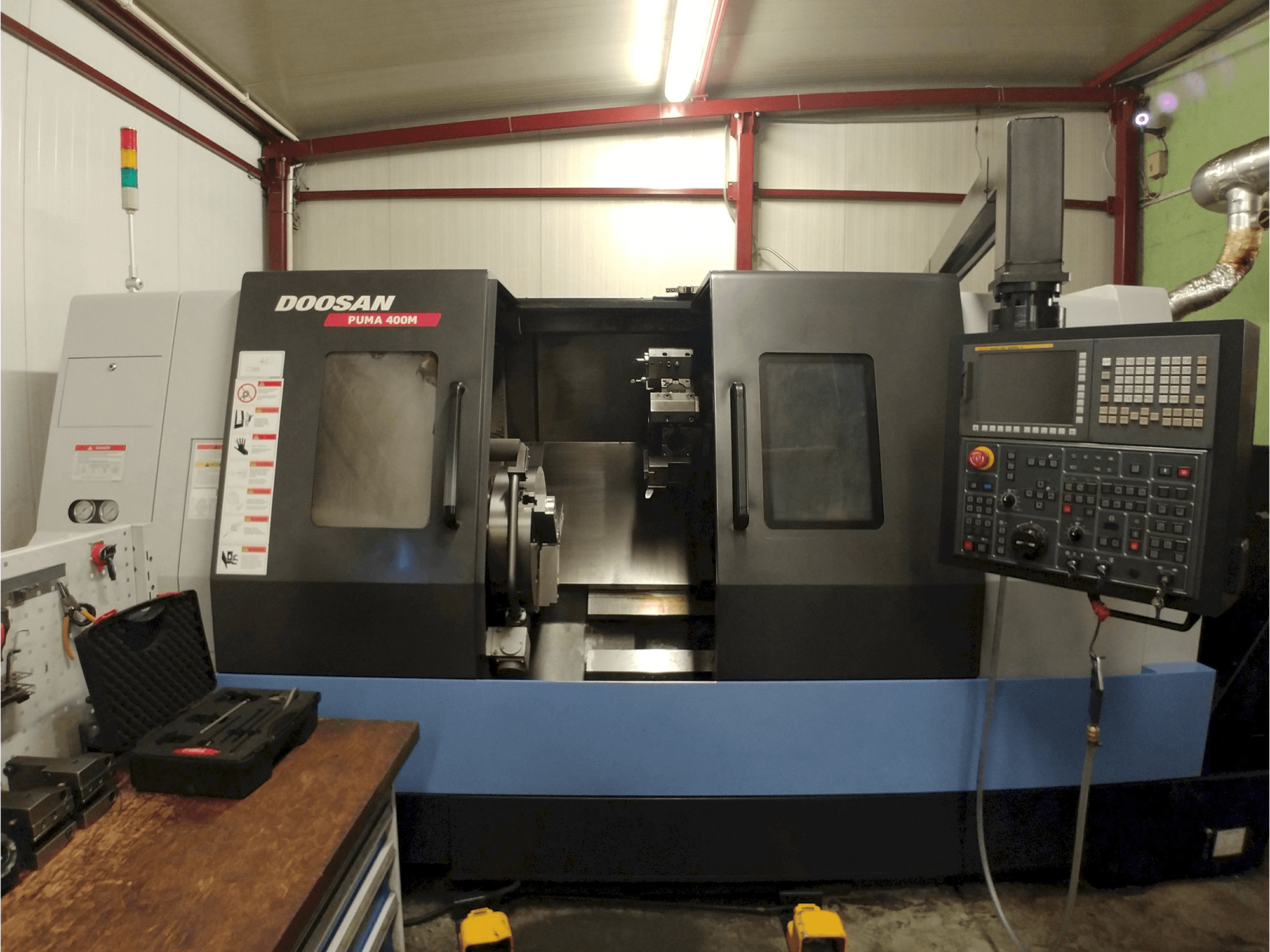 Makine Doosan - Önden görünüm Puma 400MC