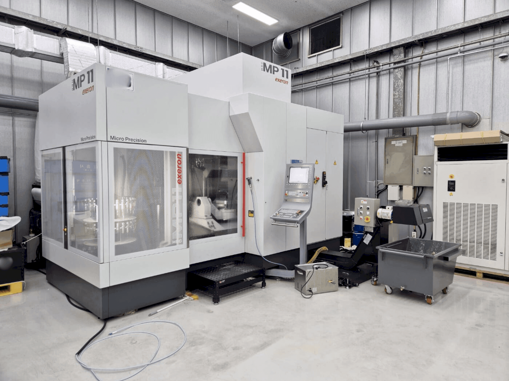 Makine Exeron HSC MP 11/5 - Önden görünüm