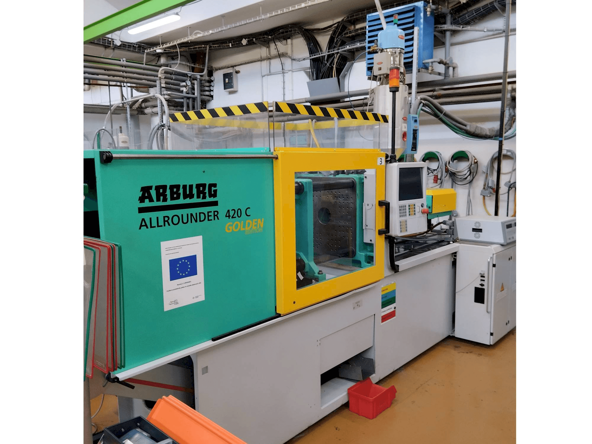 Makine Arburg 420C 1000-290 - Önden görünüm