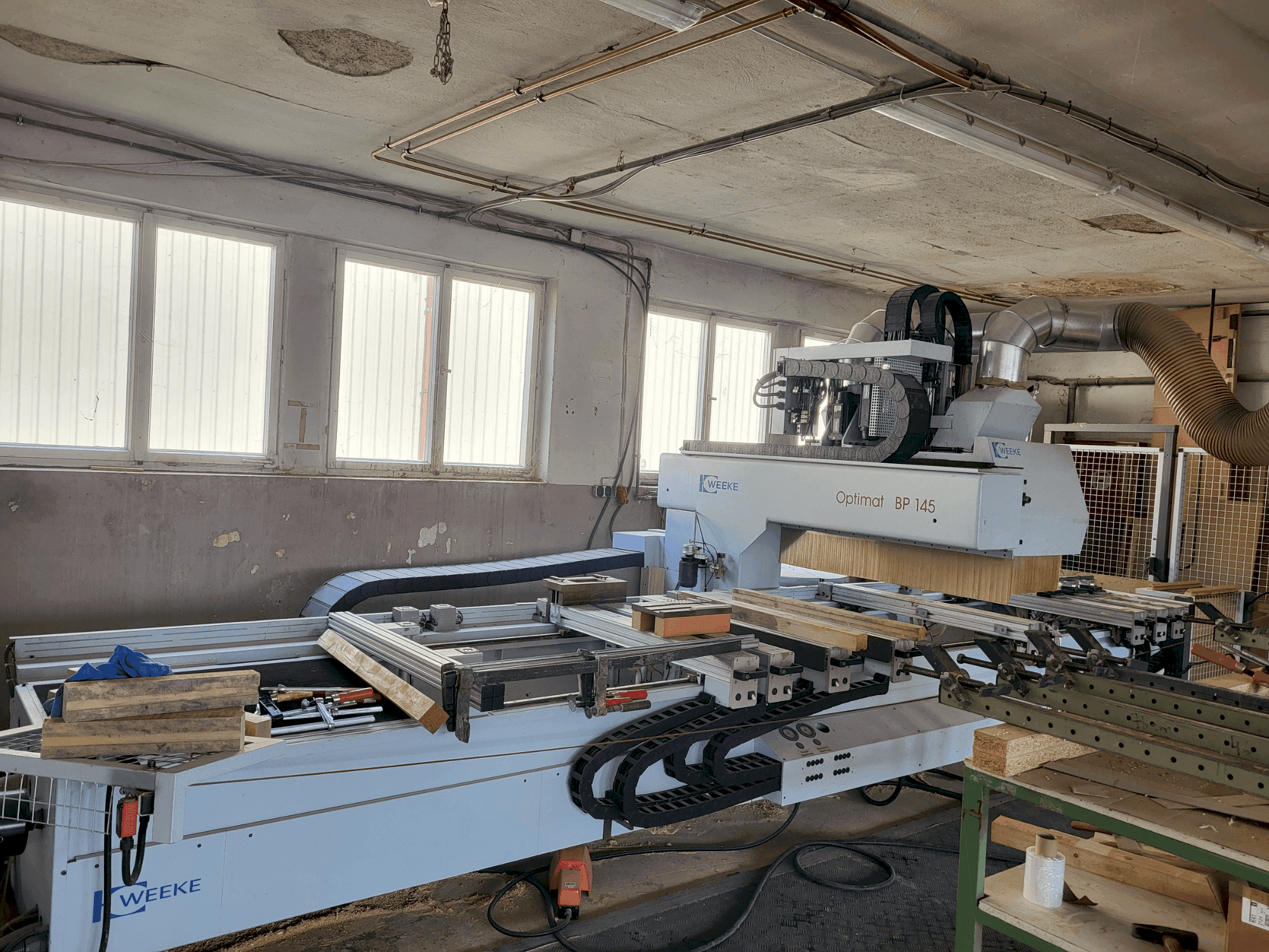 Makine Weeke Optimat BP145 - Önden görünüm